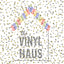 New Year's Glitter Dots White Background Pattern Vinyl 12" x 12" - The Vinyl Haus
