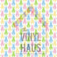 Pastel Easter Bunnies Pattern Vinyl 12" x 12" - The Vinyl Haus