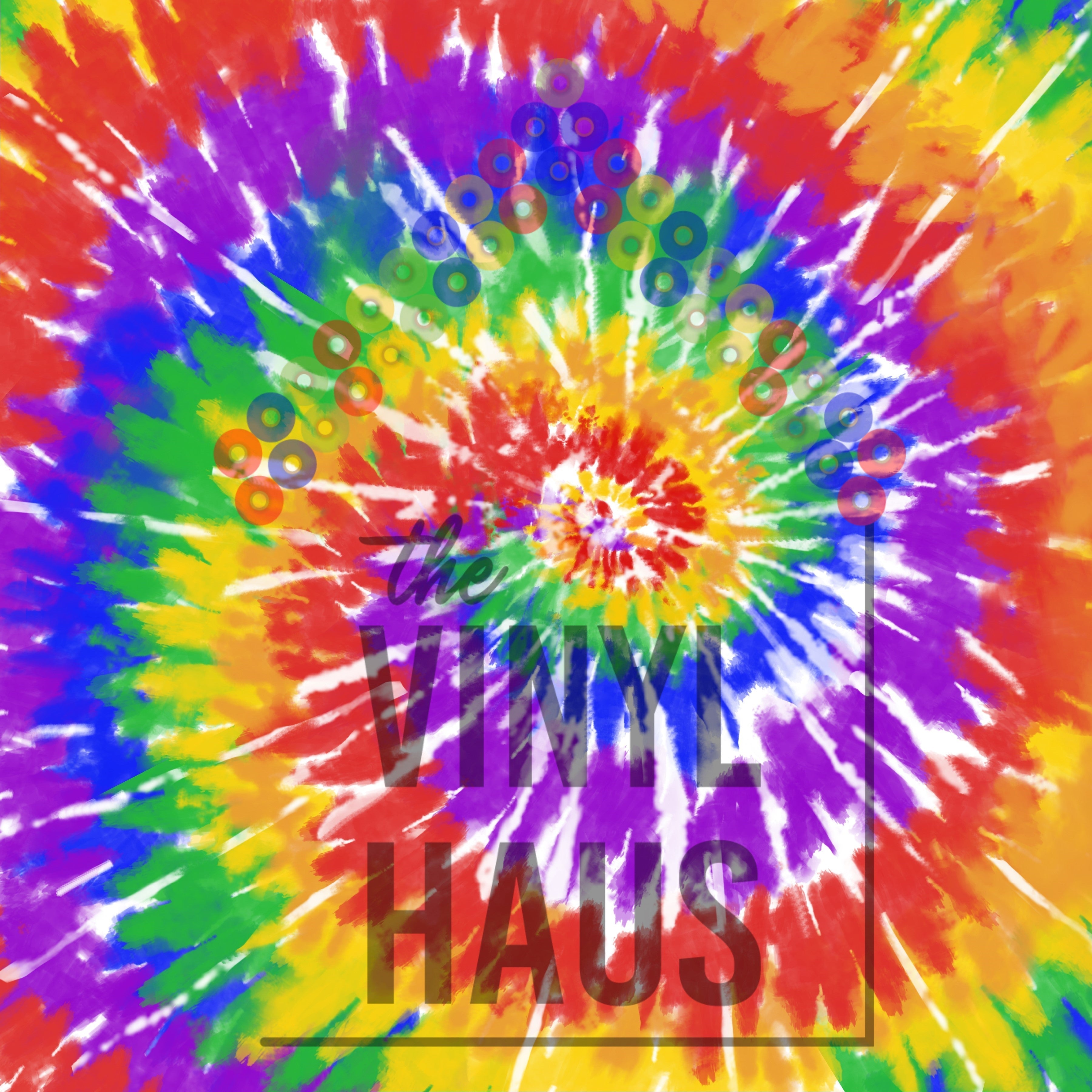 Tie Dye Pattern Vinyl 12" x 12" - The Vinyl Haus Main image