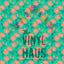 Floral With Green background Pattern Vinyl 12" x 12" - The Vinyl Haus