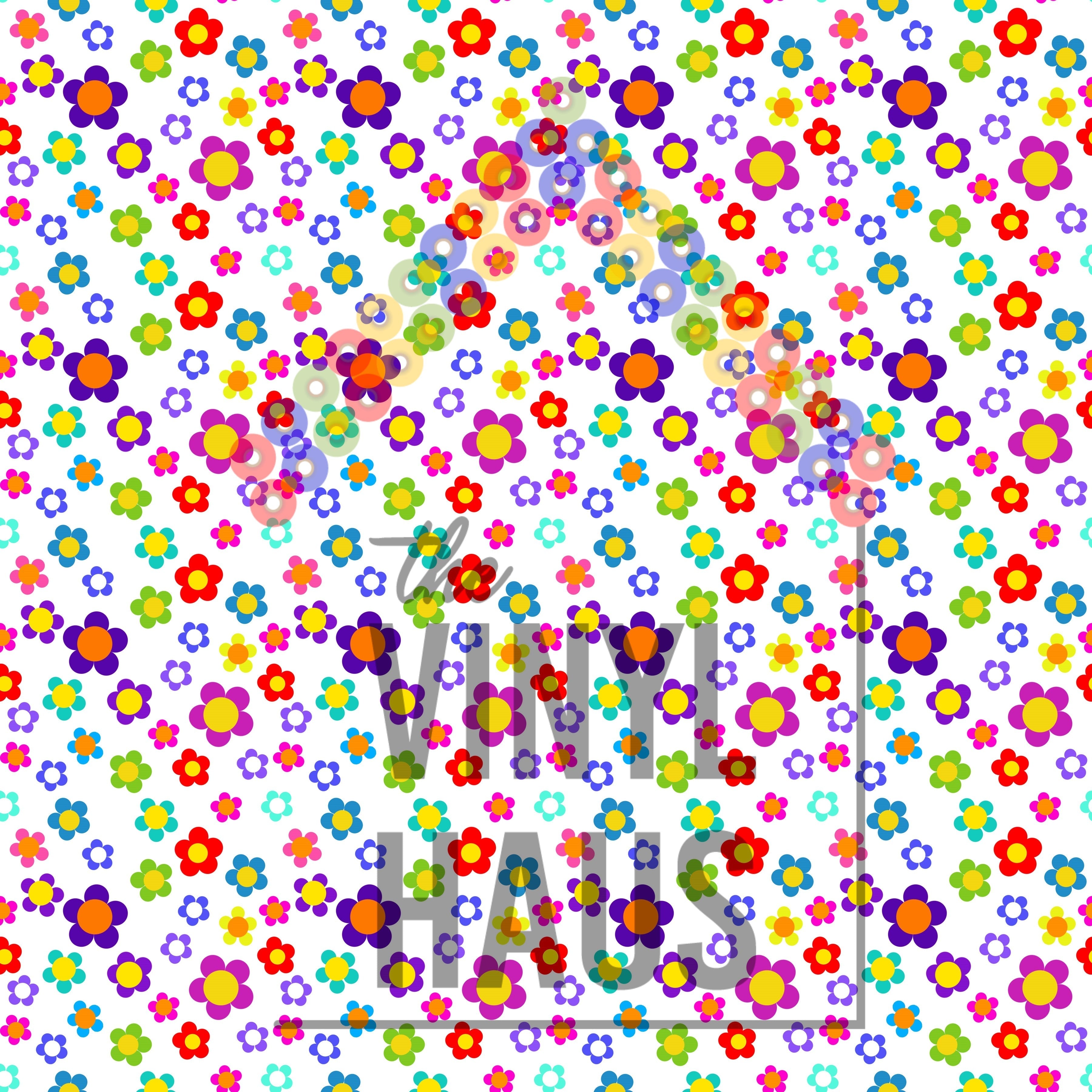 Floral Pattern Vinyl 12" x 9" - The Vinyl Haus