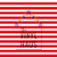 Red and White Stripe Pattern Vinyl 12" x 12" - The Vinyl Haus
