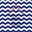 Blue and White Chevron Pattern Vinyl 12" x 12" - The Vinyl Haus
