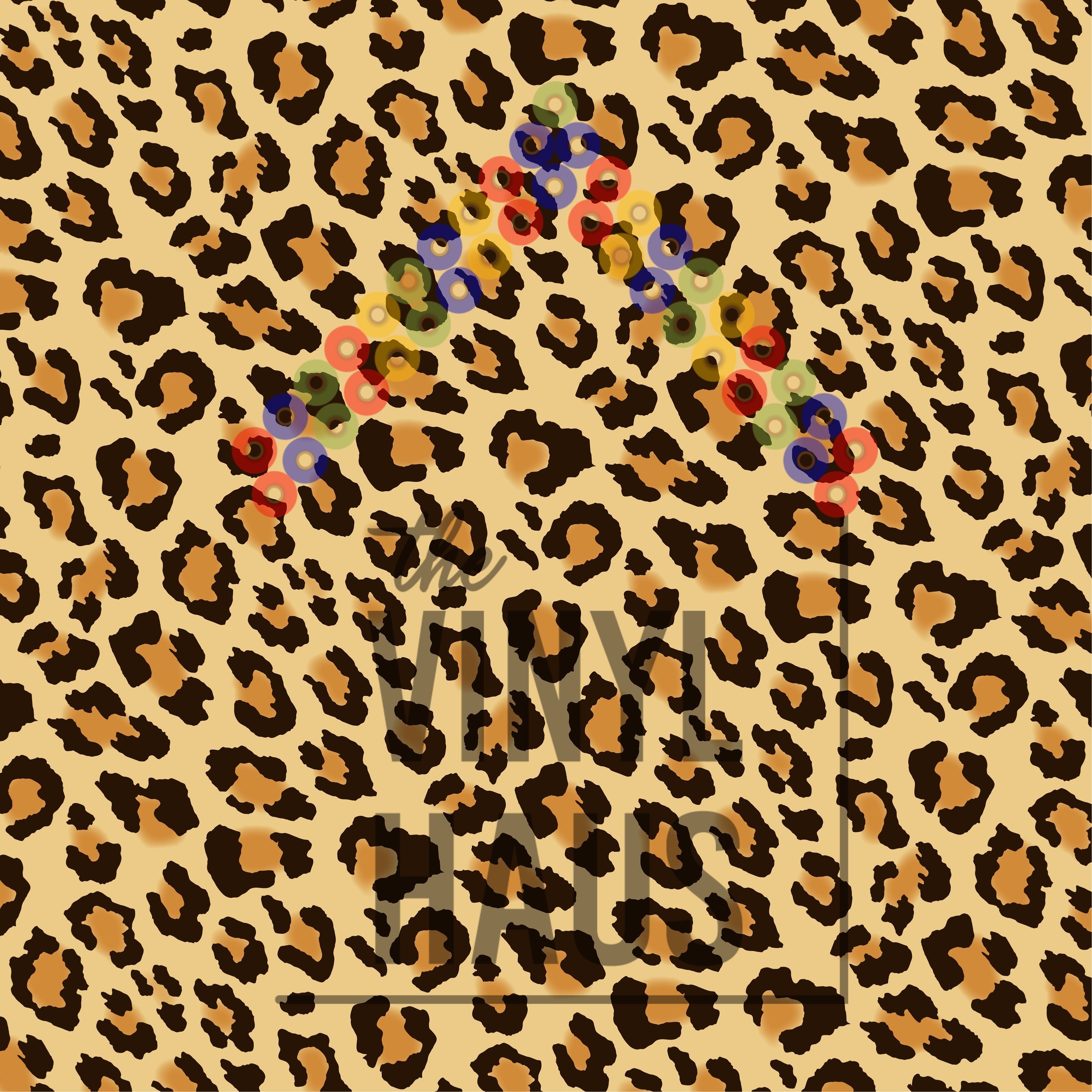 Big Leopard Pattern Vinyl 12" x 12" - The Vinyl Haus