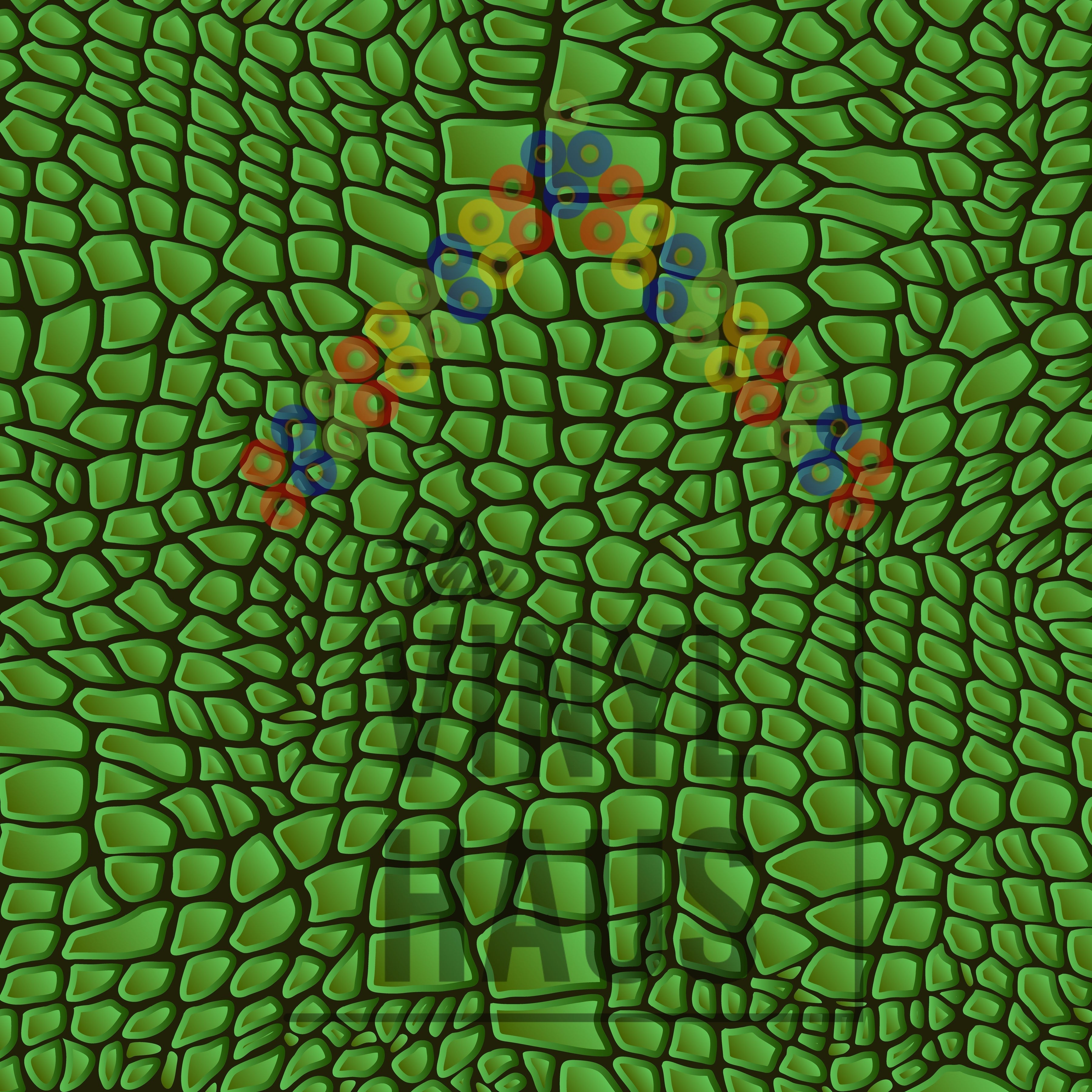 Green Alligator Skin Pattern Vinyl 12" x 12" - The Vinyl Haus