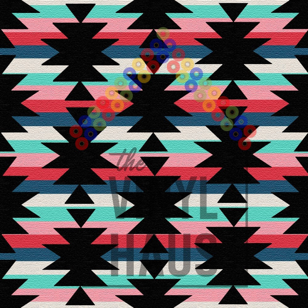 Aztec Pattern Vinyl 12" x 12" - The Vinyl Haus Main image