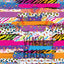 Lisa Frank Inspired Brushstroke Pattern Vinyl 12" x 12" - The Vinyl Haus