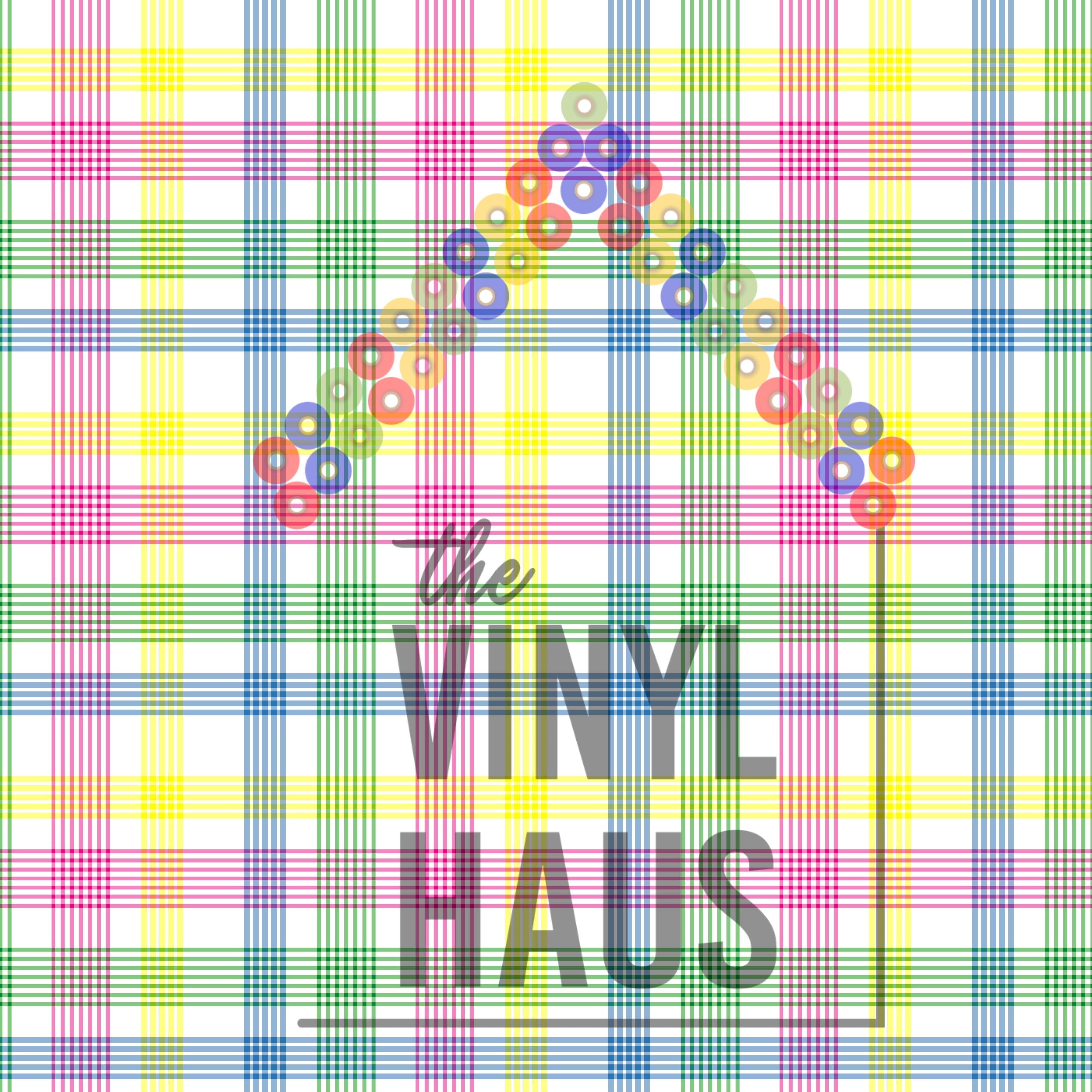 Spring Plaid Pattern Vinyl 12" x 12" - The Vinyl Haus
