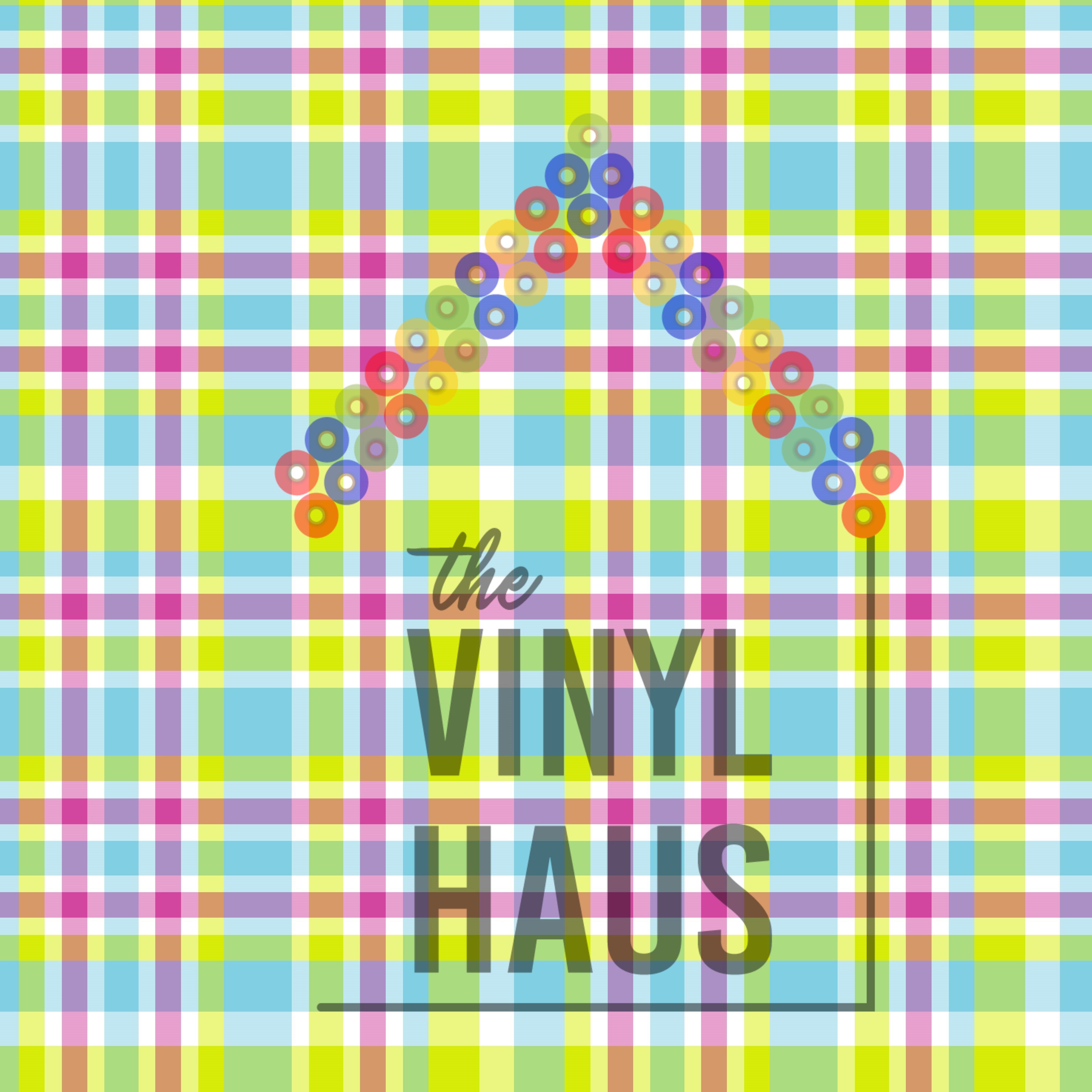 Spring Plaid Pattern Vinyl 12" x 12" - The Vinyl Haus Main image