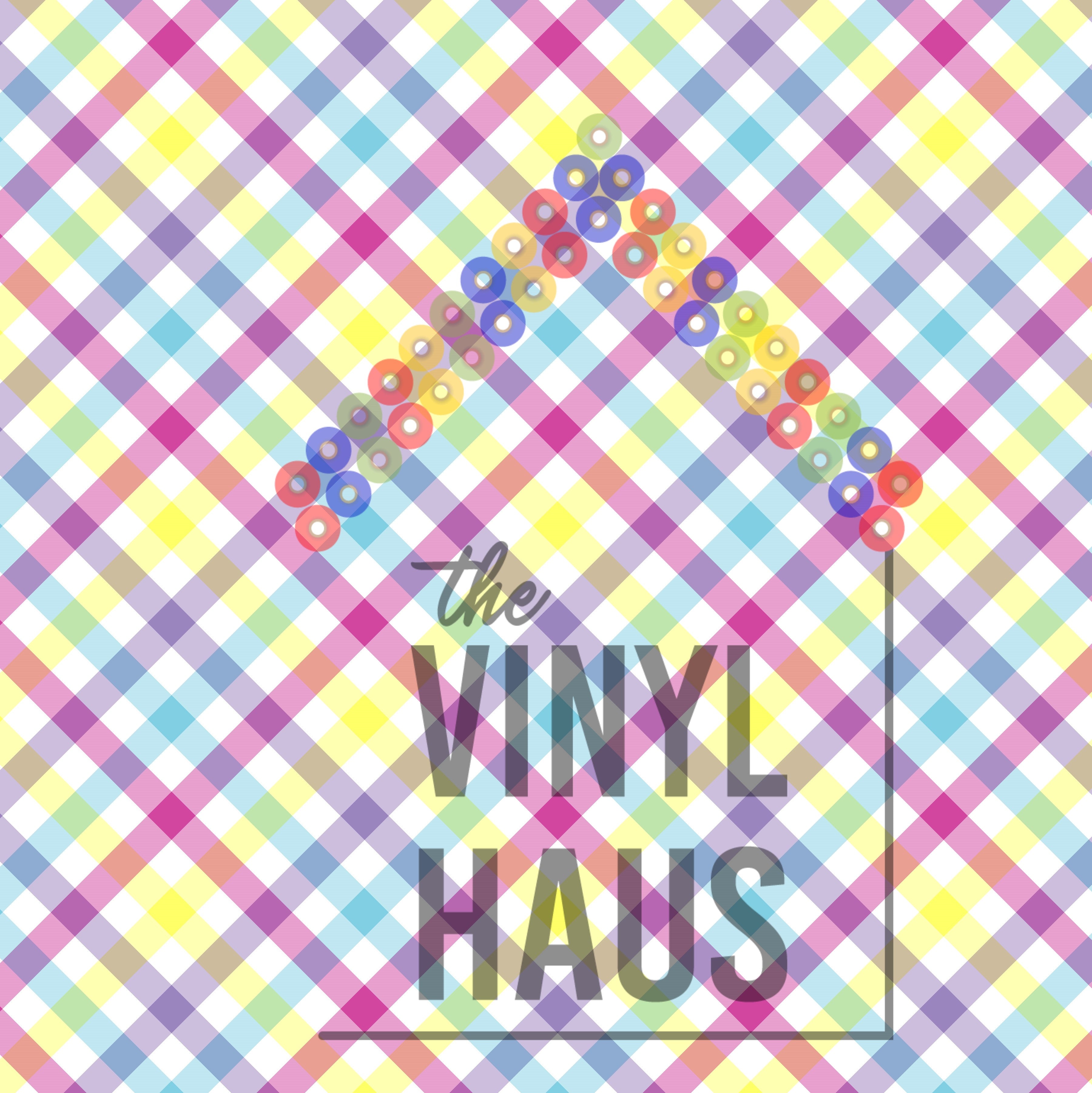 Spring Plaid Pattern Vinyl 12" x 12" - The Vinyl Haus Main image