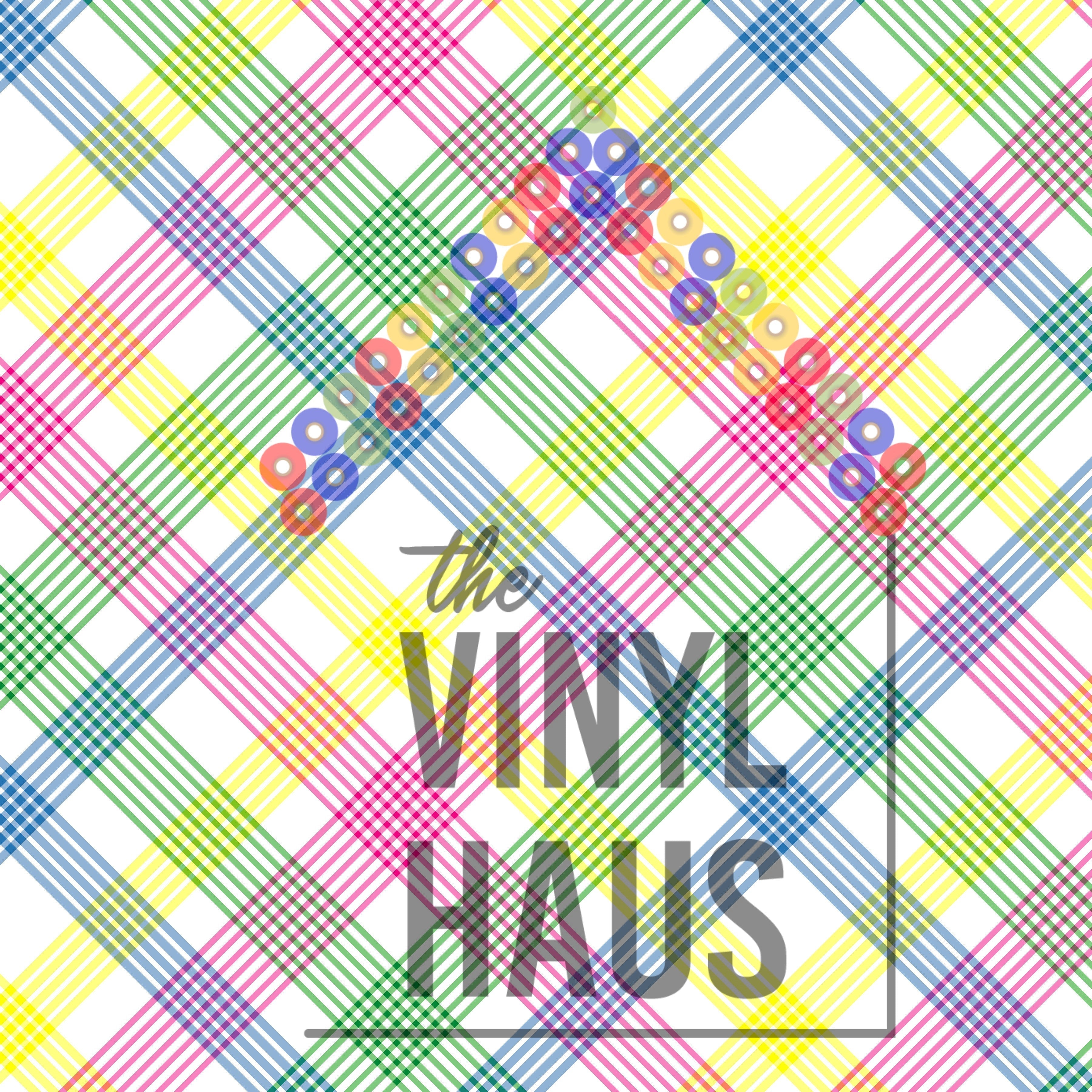Spring Plaid Pattern Vinyl 12" x 12" - The Vinyl Haus Main image
