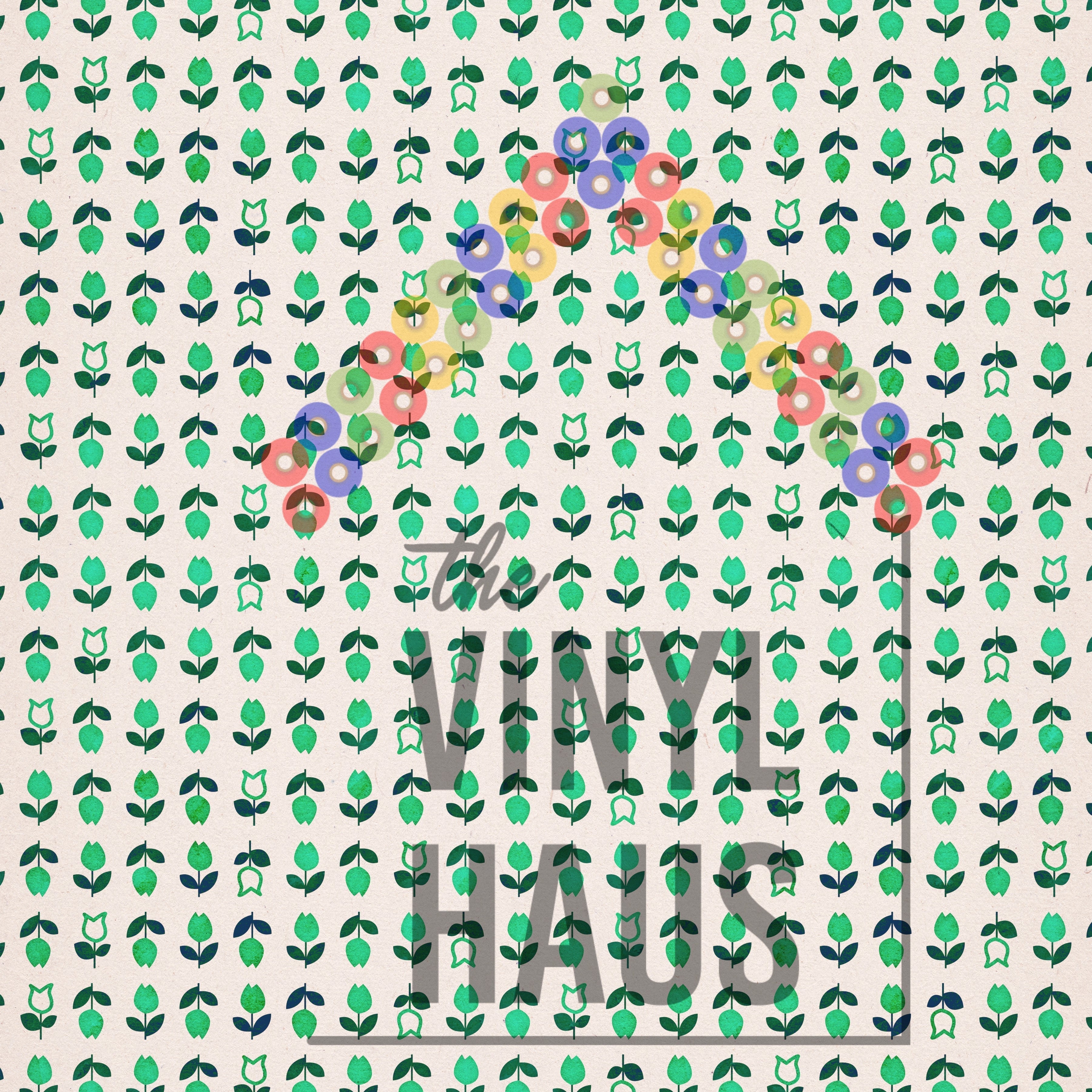 Easter Floral Pattern Vinyl 12" x 12" - The Vinyl Haus