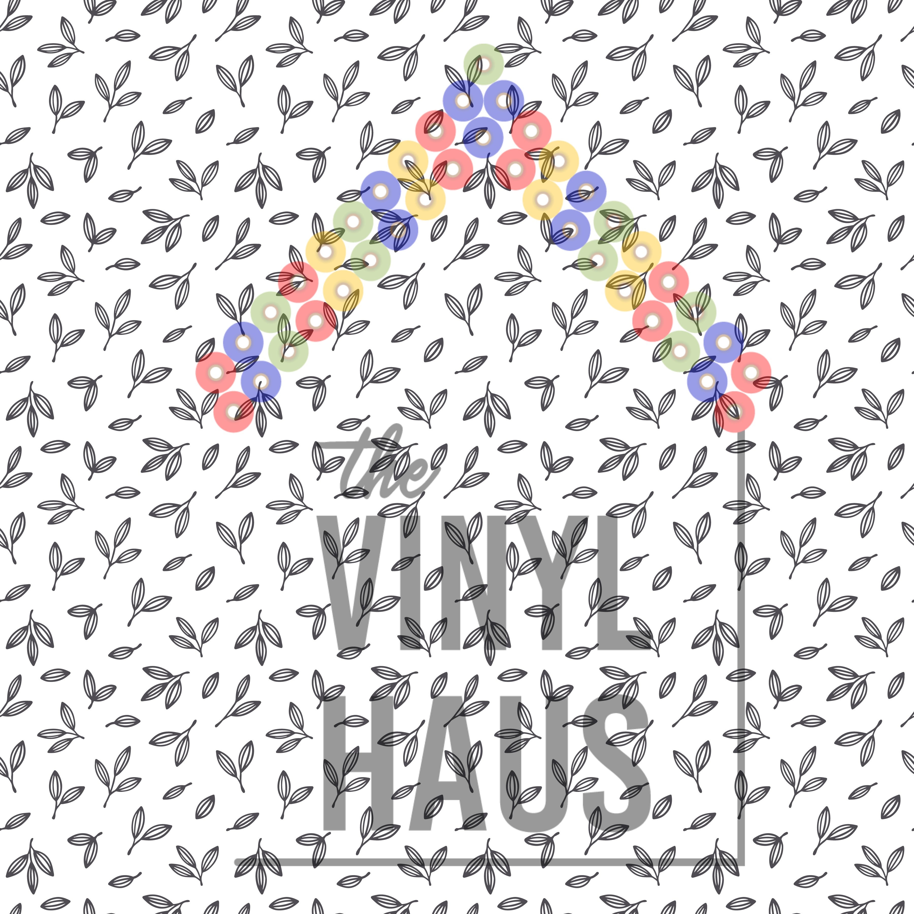 Easter Floral Pattern Vinyl 12" x 12" - The Vinyl Haus