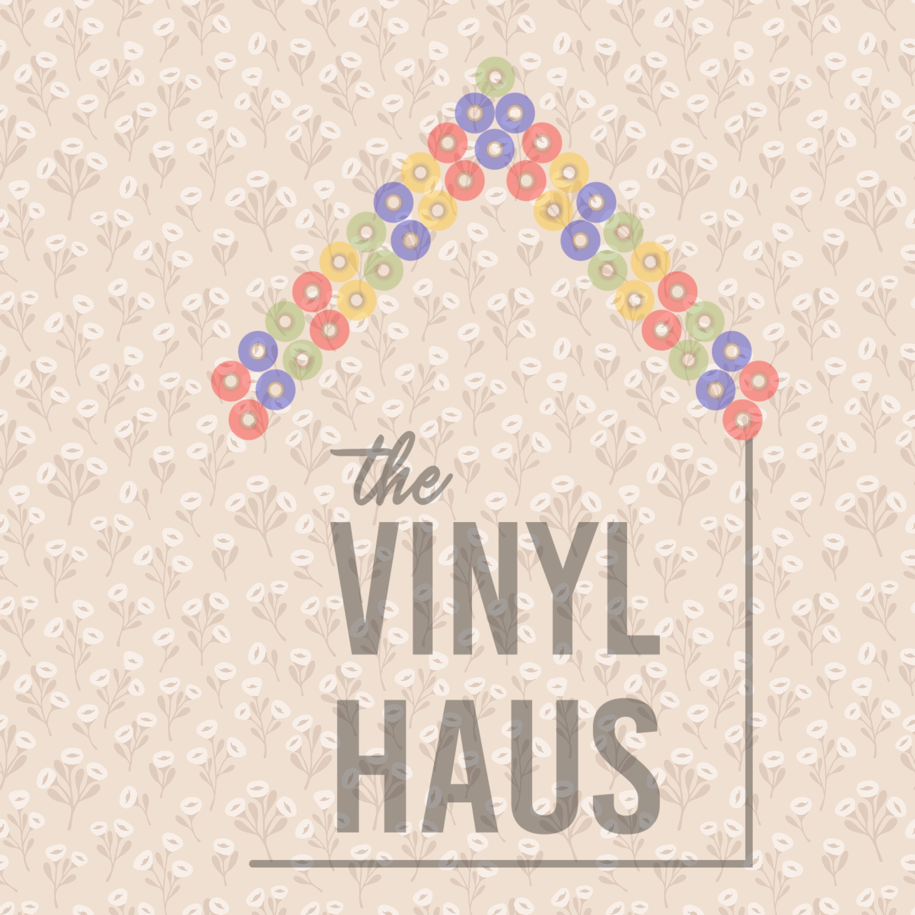 Easter Floral Pattern Vinyl 12" x 12" - The Vinyl Haus Main image