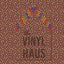 Donut Sprinkle Dark Brown Background Pattern Vinyl 12" x 12" - The Vinyl Haus