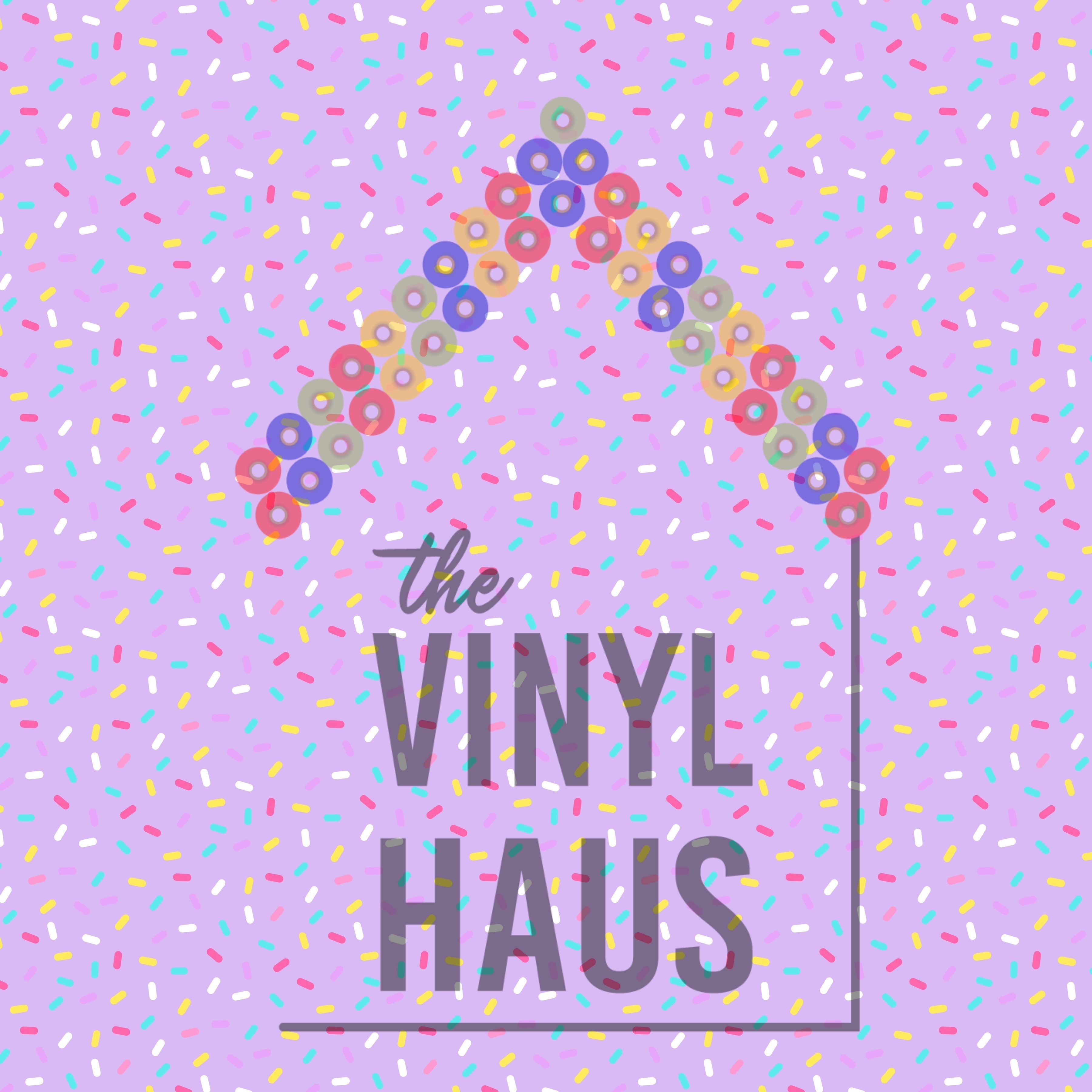 Donut Sprinkle Light Purple Background Pattern Vinyl 12" x 12" - The Vinyl Haus Main image