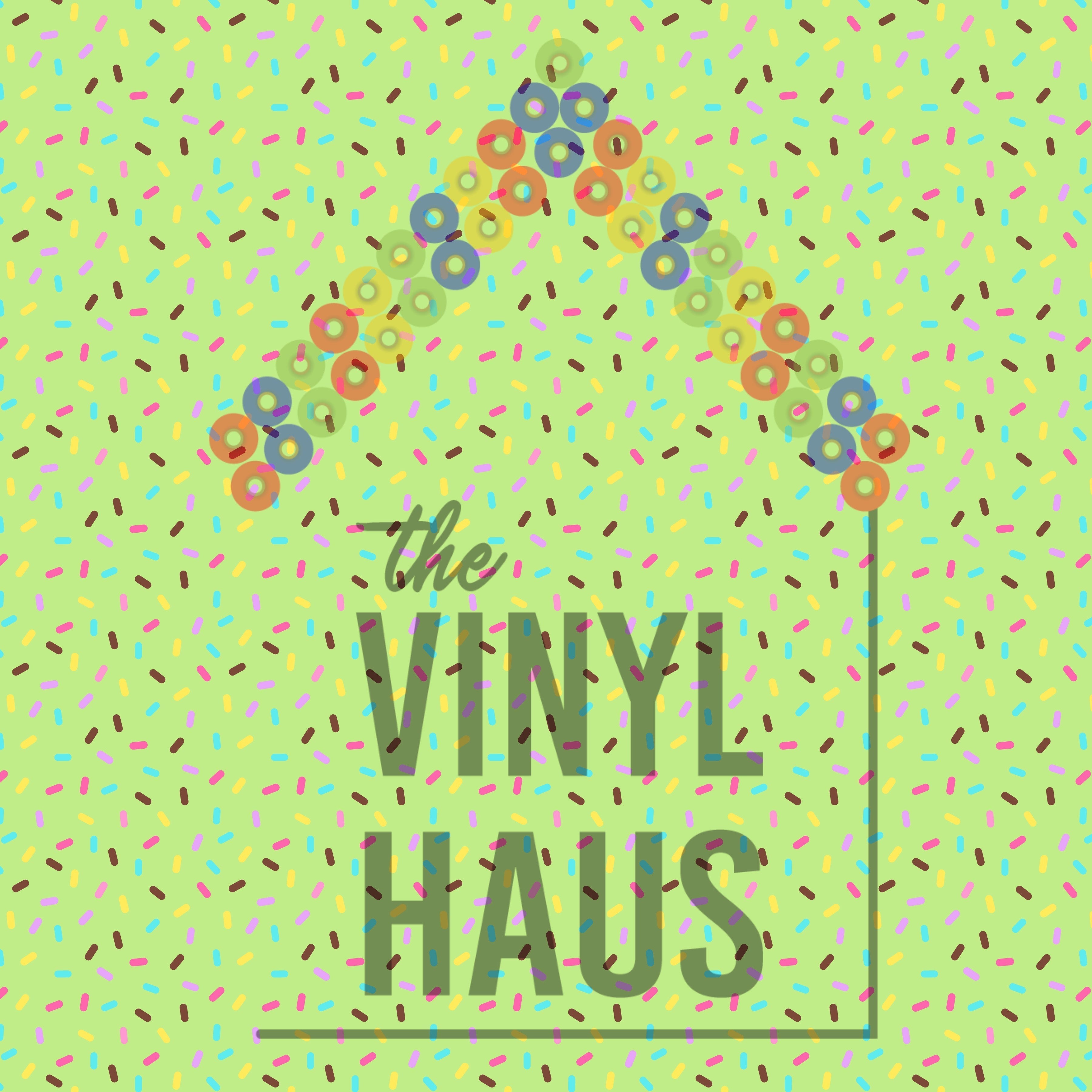 Donut Sprinkle Light Green Background Pattern Vinyl 12" x 12" - The Vinyl Haus Main image