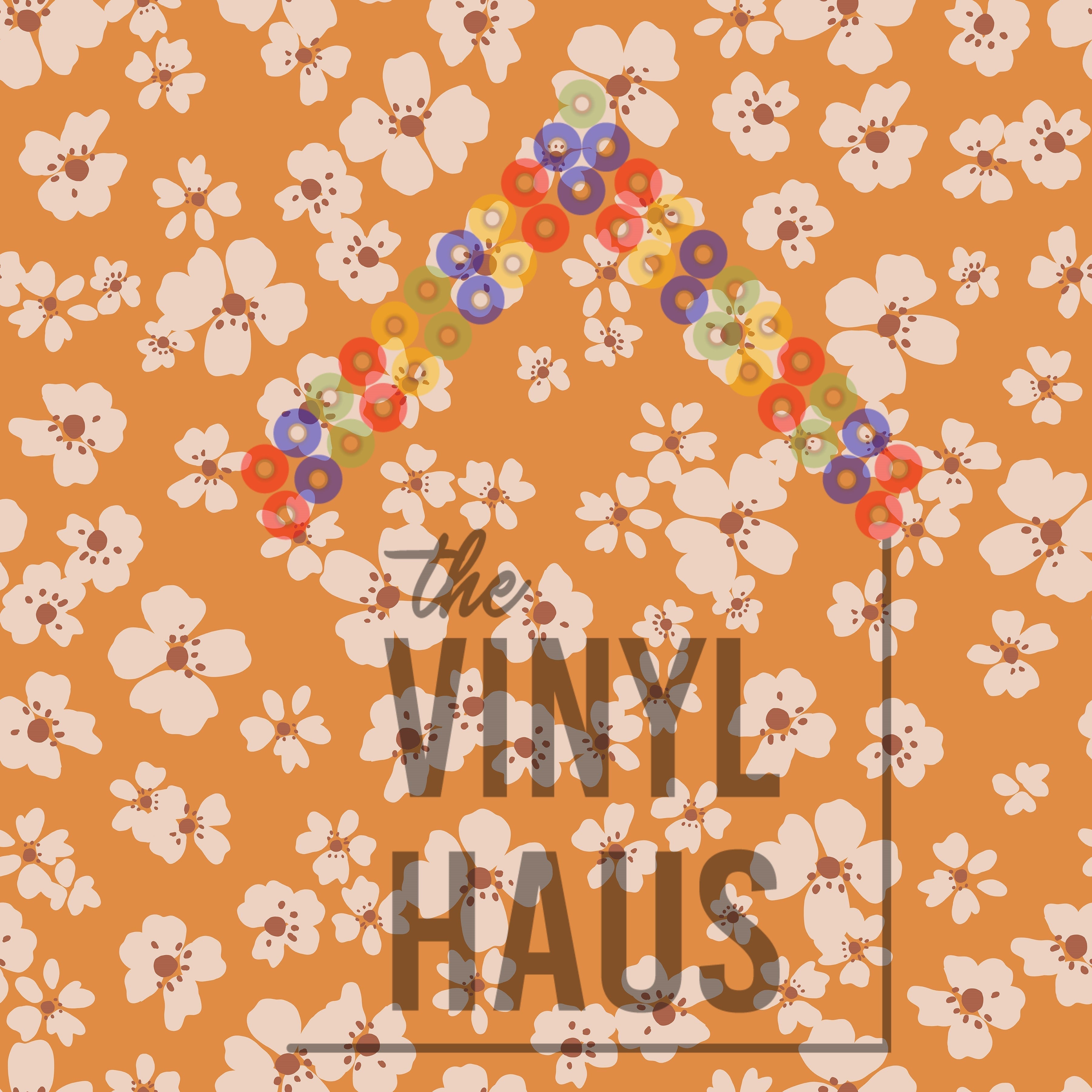 Floral Background Pattern Vinyl 12" x 12" - The Vinyl Haus