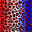 4th of July Cheetah Pattern Vinyl 12" x 12" - The Vinyl Haus
