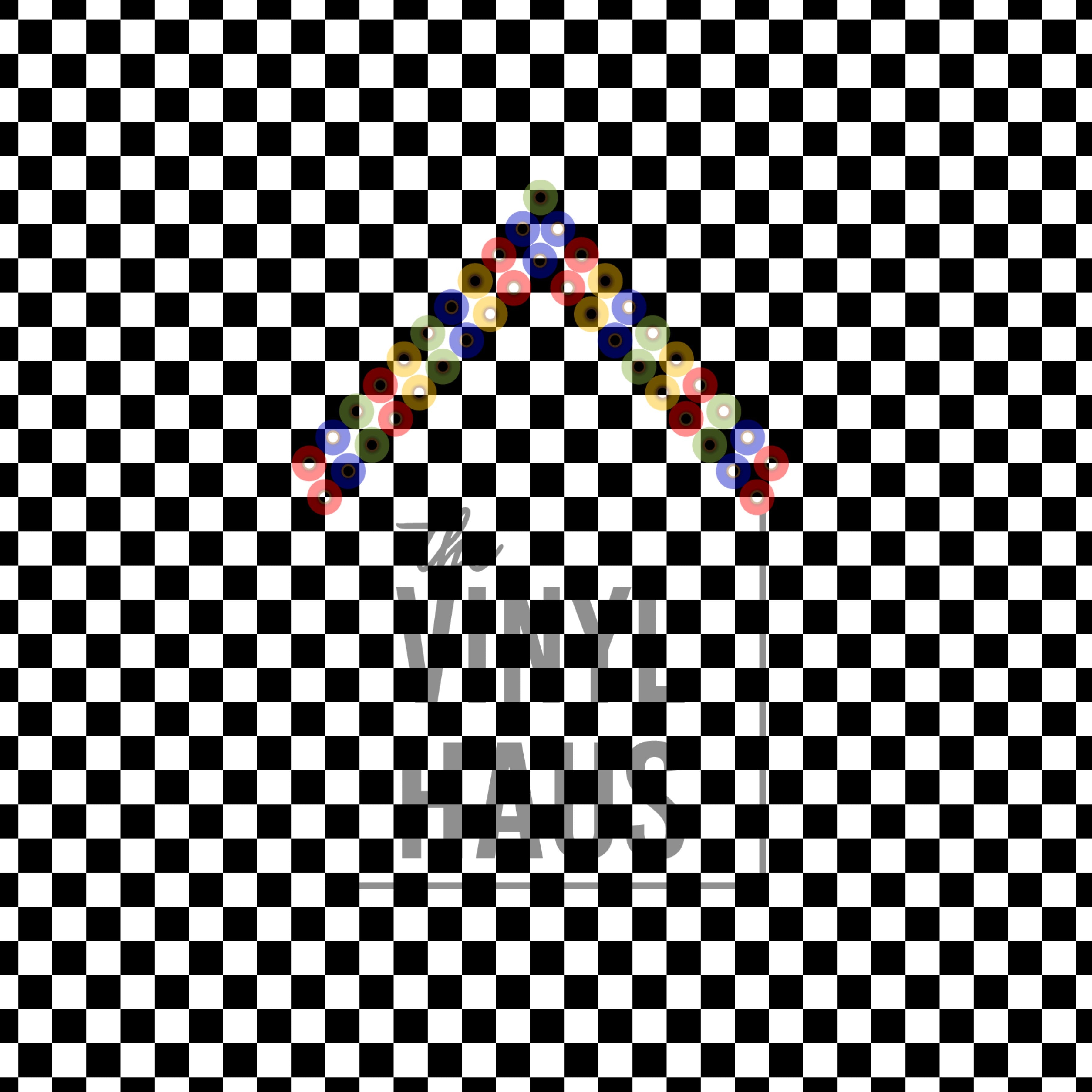 Black and White Checkered Pattern Vinyl 12" x 12" - The Vinyl Haus Main image