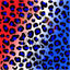 4th of July Cheetah Pattern Vinyl 12" x 12" - The Vinyl Haus