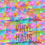 Rainbow Brushstrokes PRIDE Pattern Vinyl 12" x 12" - The Vinyl Haus