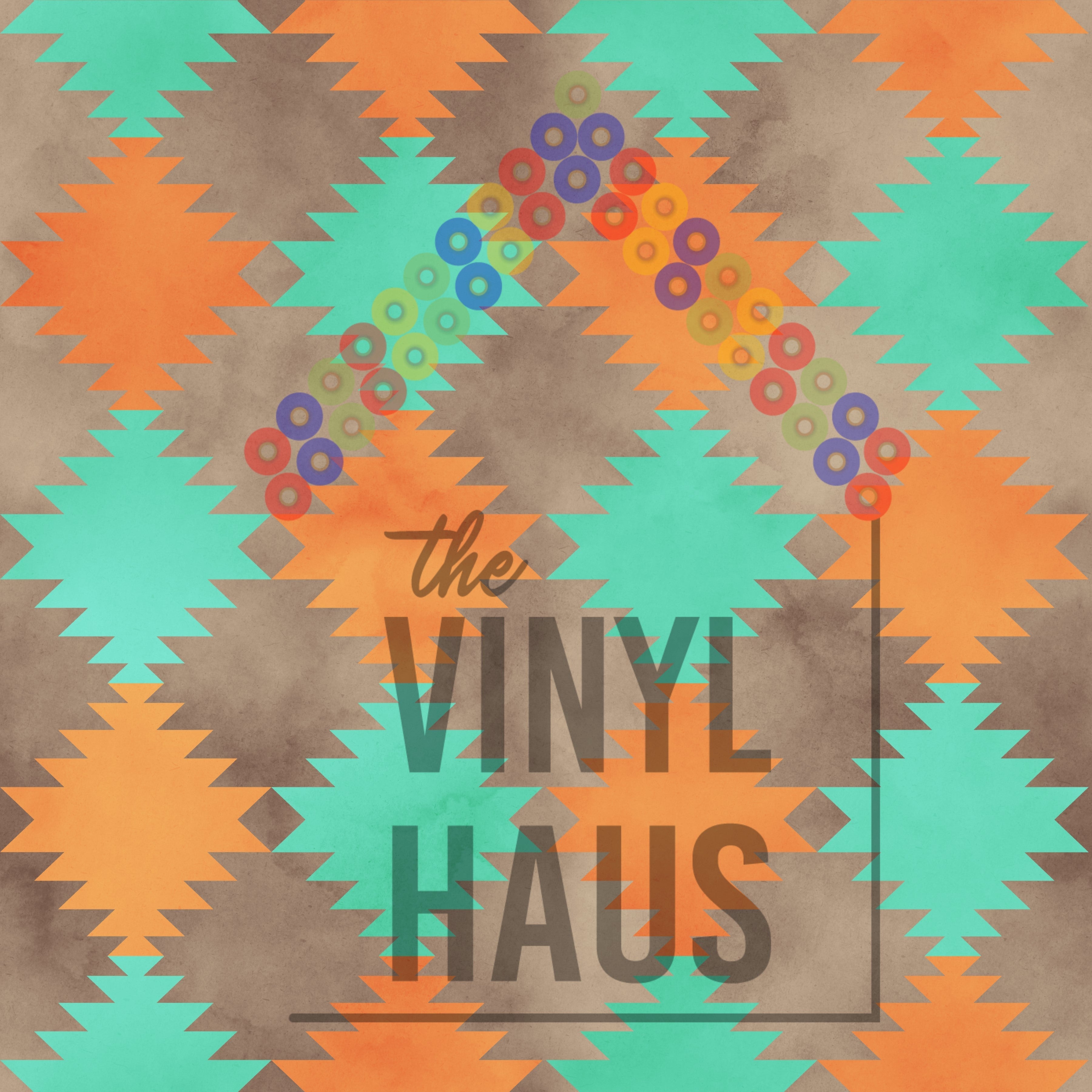 Aztec Pattern Vinyl 12" x 12" - The Vinyl Haus Main image