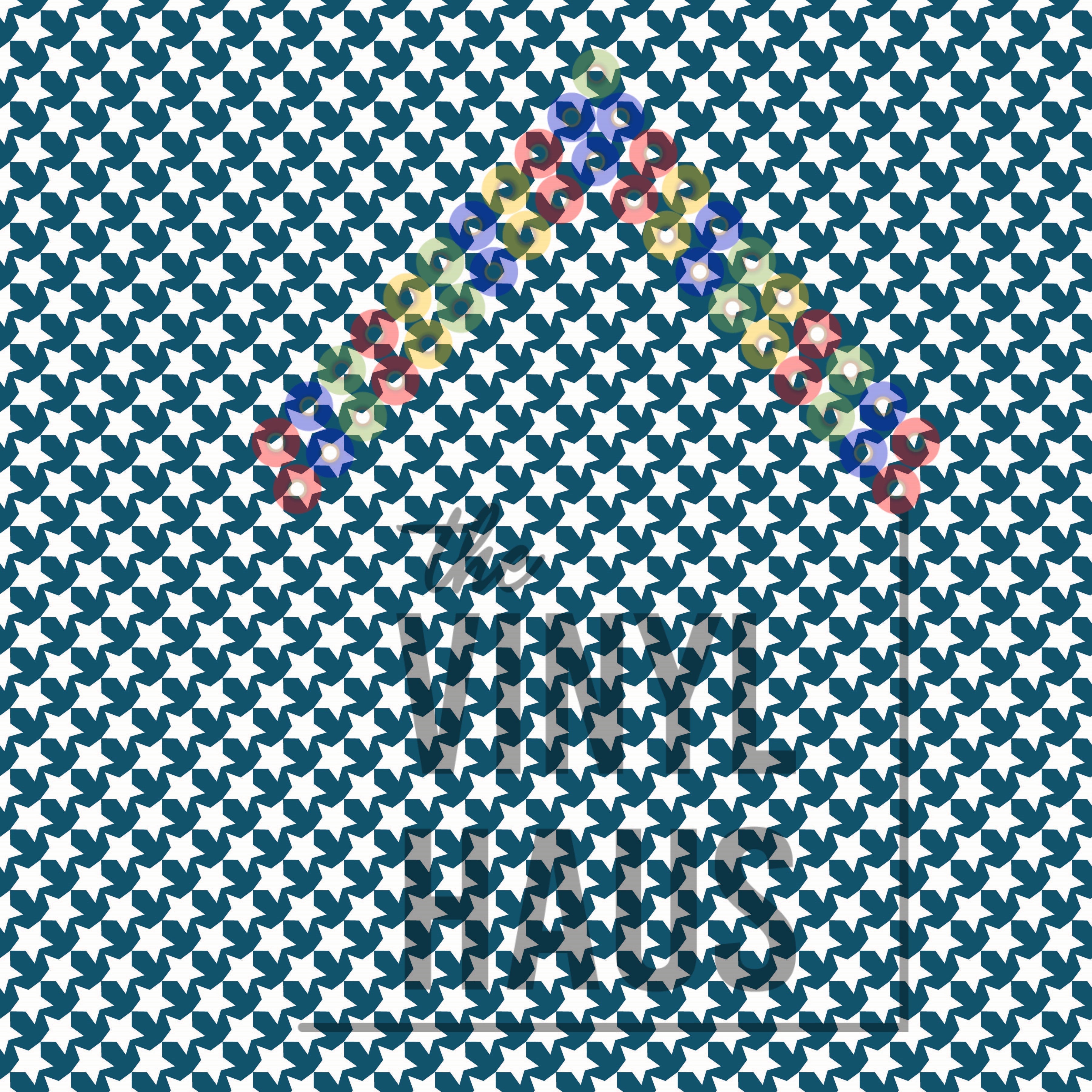 4th of July Stars Pattern Vinyl 12" x 12" - The Vinyl Haus Main image