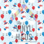 4th of July Llamas Pattern Vinyl 12" x 12" - The Vinyl Haus