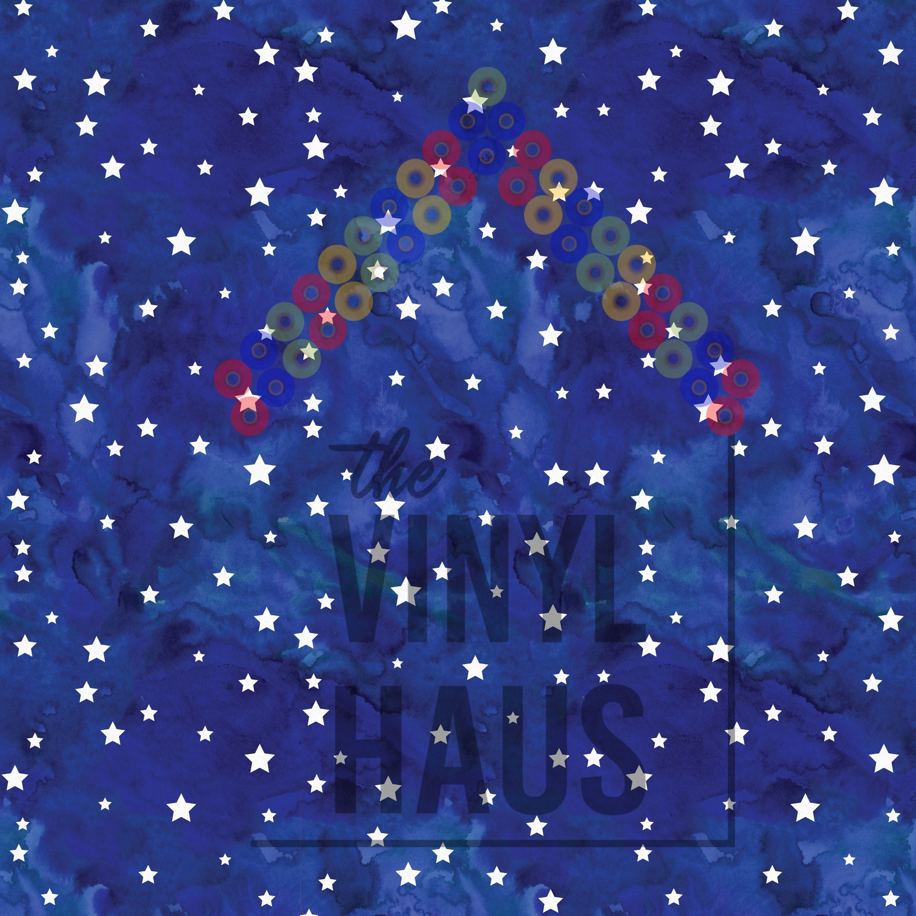 4th of July Stars Pattern Vinyl 12" x 12" - The Vinyl Haus Main image