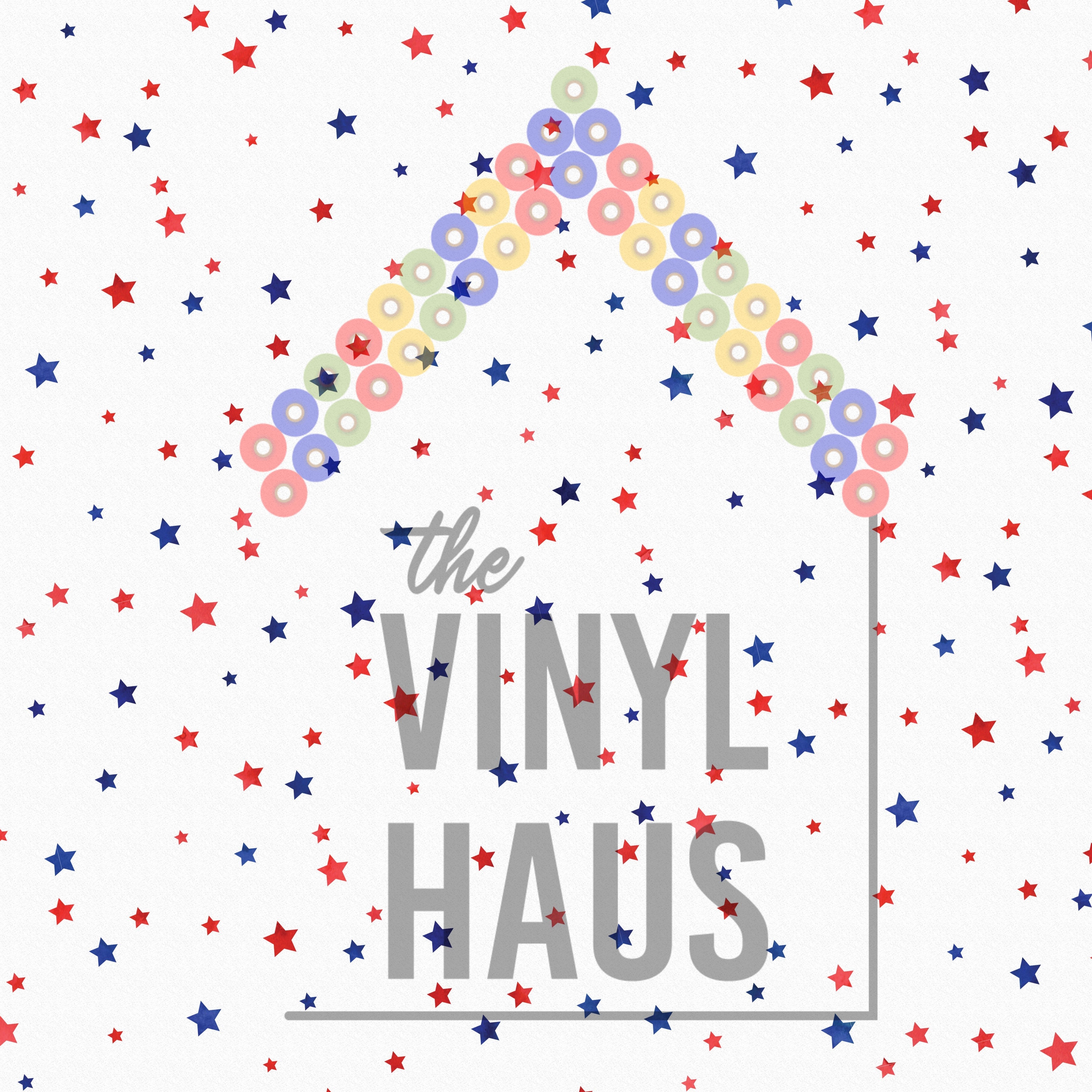 4th of July Stars Pattern Vinyl 12" x 12" - The Vinyl Haus Main image