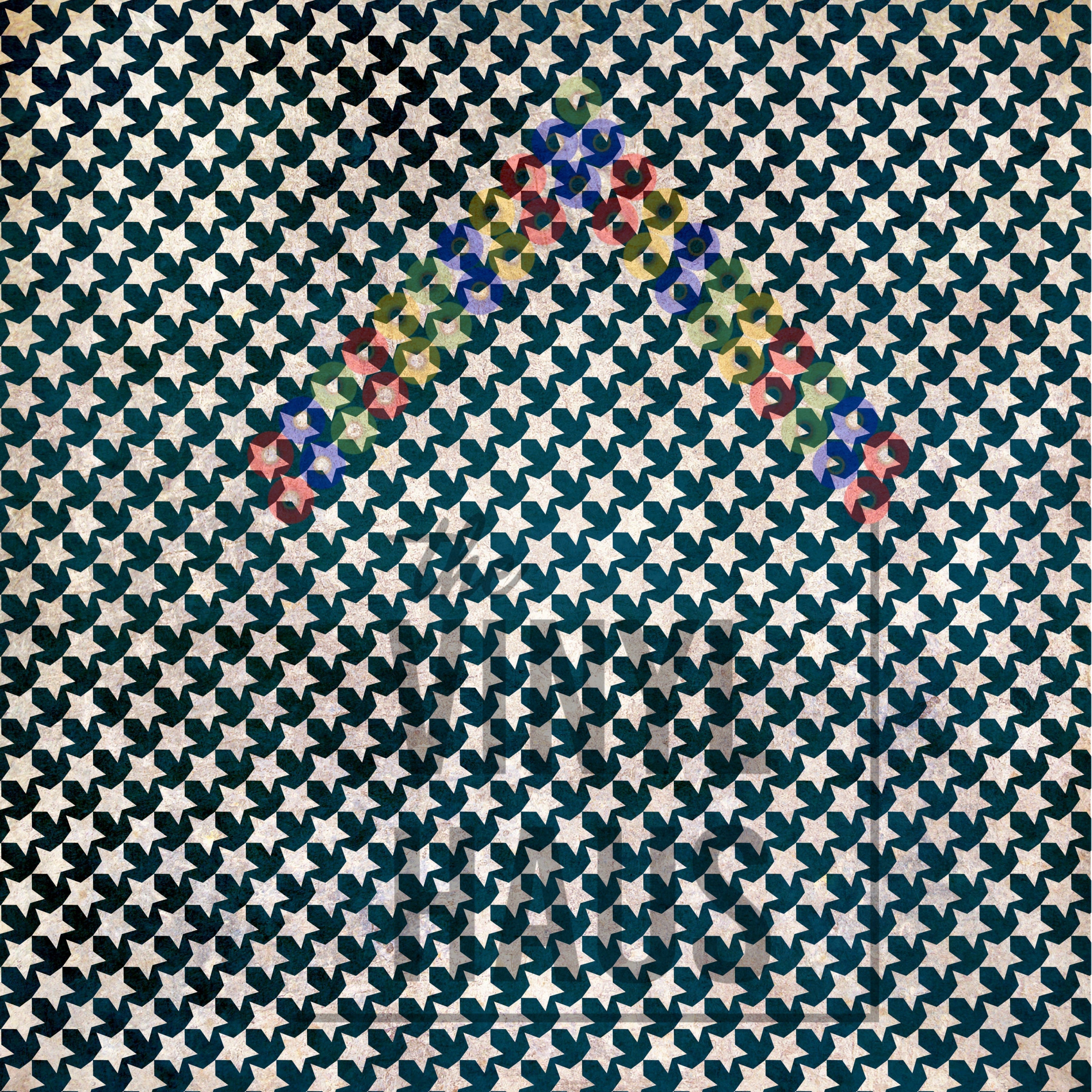 4th of July Stars Pattern Vinyl 12" x 12" - The Vinyl Haus Main image