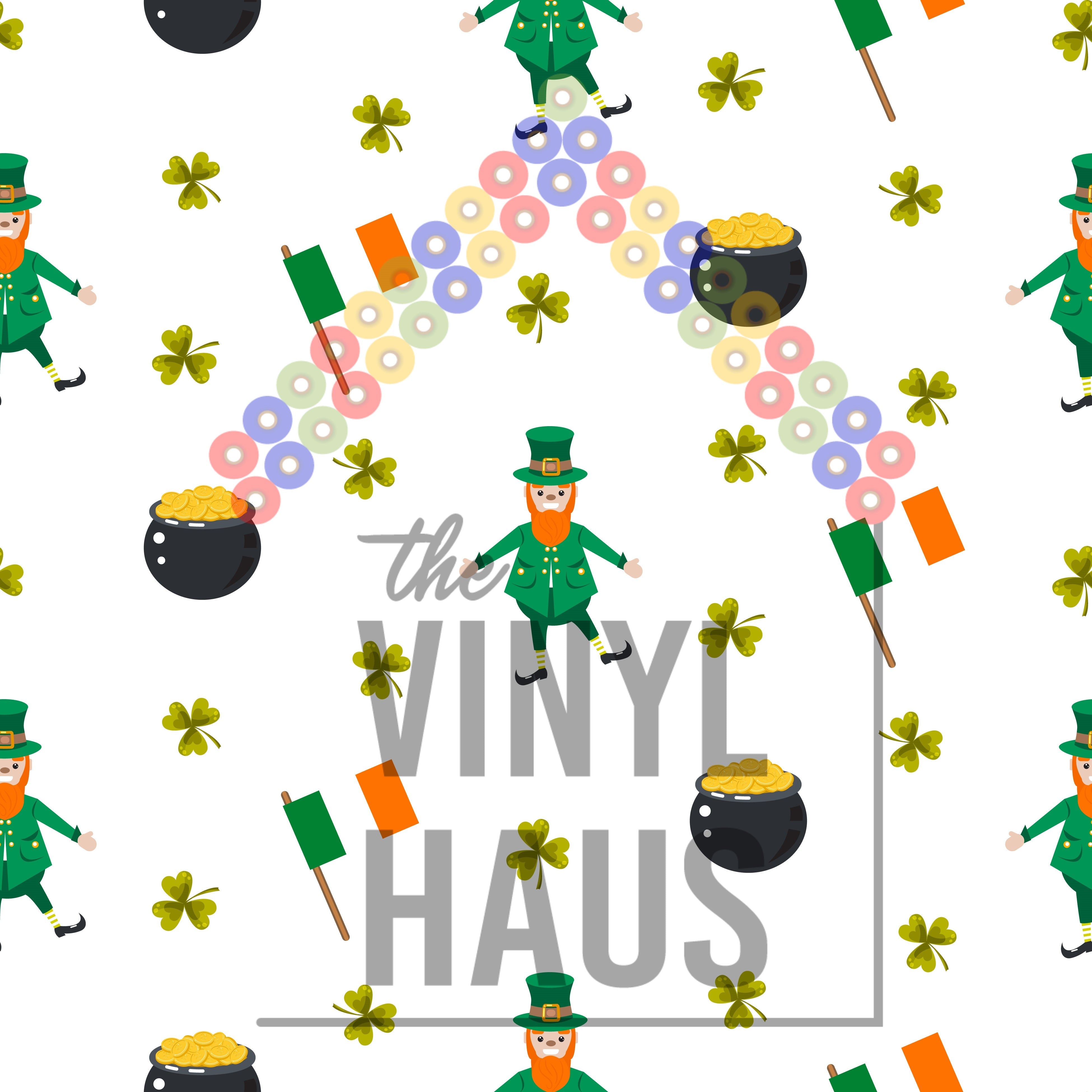 Luck of the Irish Pattern Vinyl 12" x 12 - The Vinyl Haus Main image