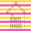 Lemonade Stand Stripes Pattern Vinyl 12" x 12" - The Vinyl Haus
