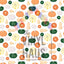 Fall Pumpkins Pattern Vinyl 12" x 12" - The Vinyl Haus