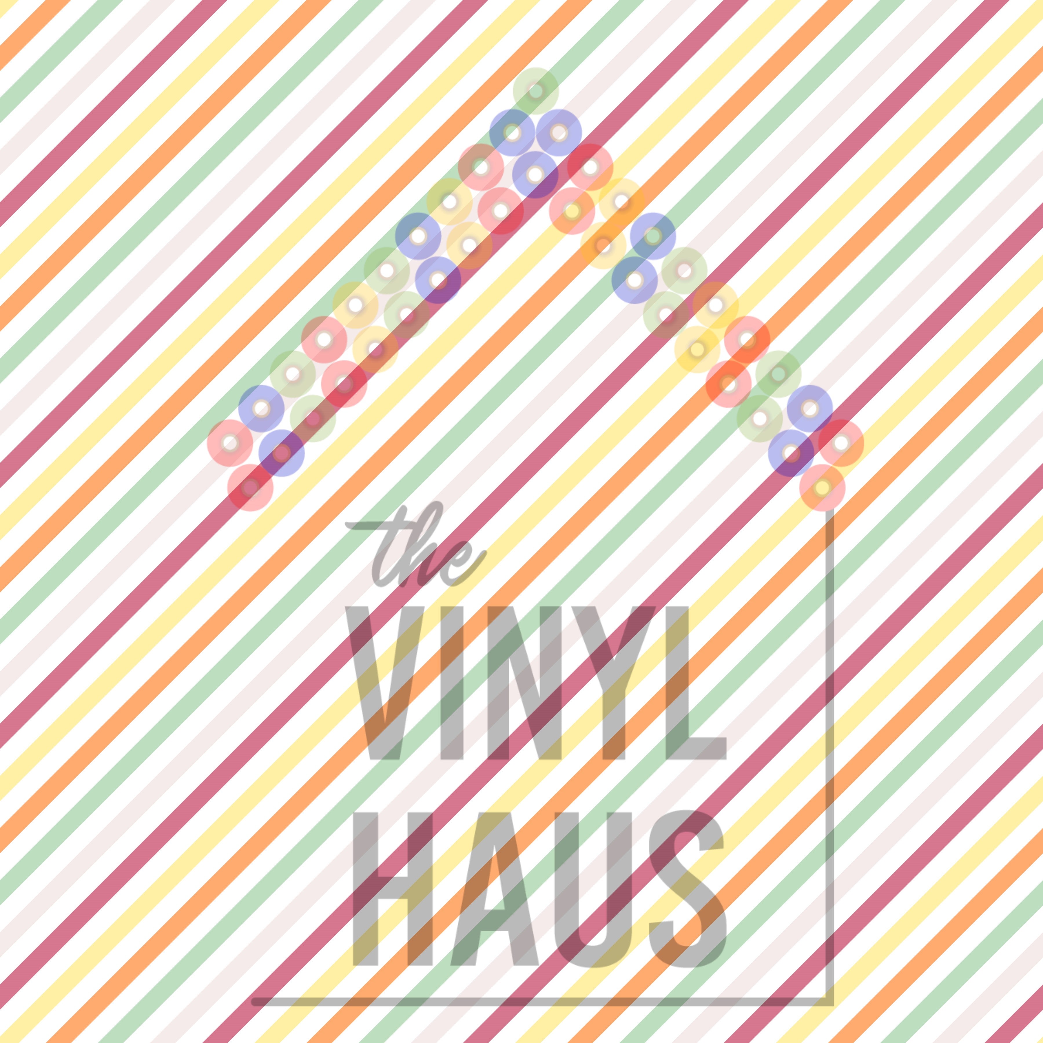Fall Diagonal Stripes Pattern Vinyl 12" x 12" - The Vinyl Haus Main image