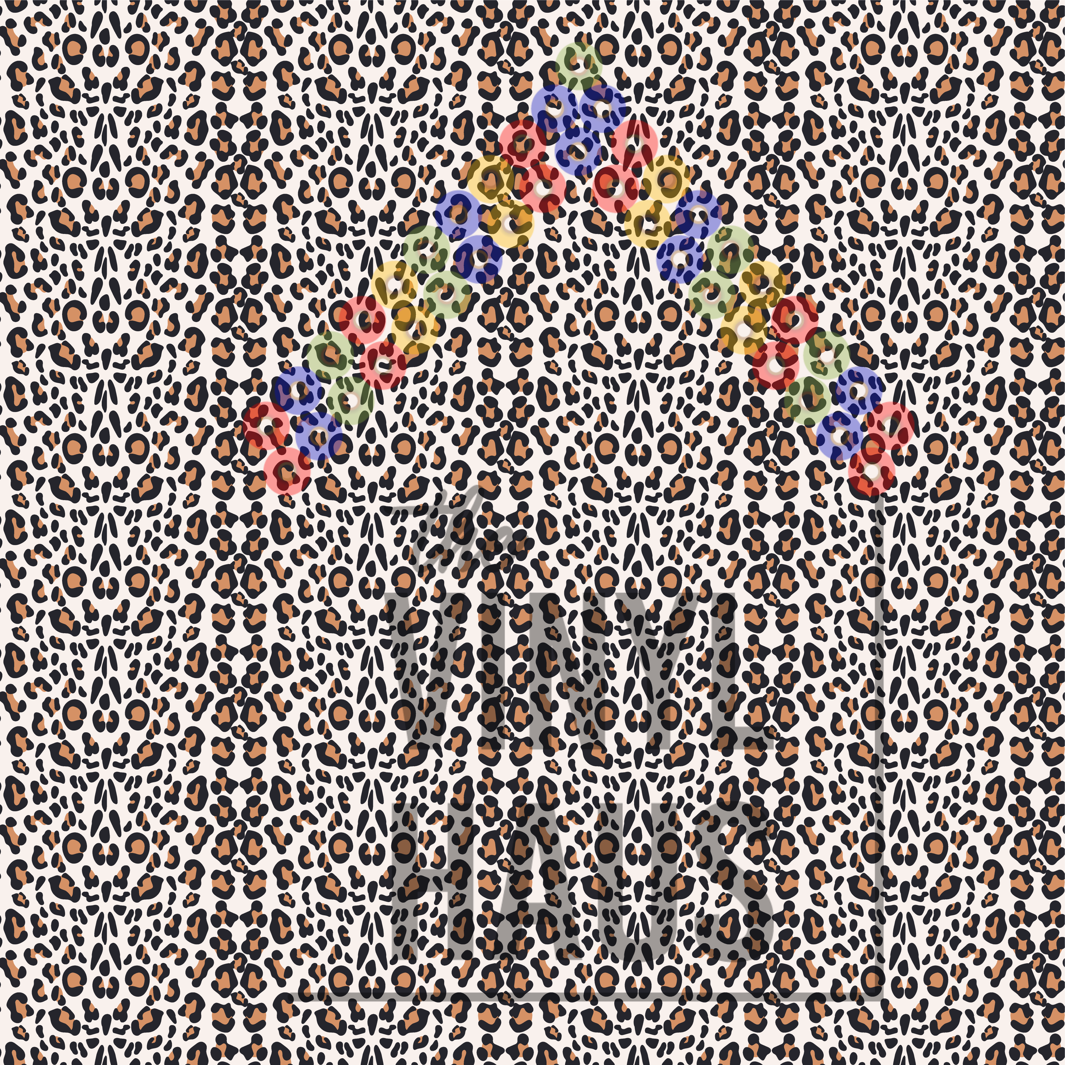 Brown Leopard Pattern Vinyl 12" x 12" - The Vinyl Haus