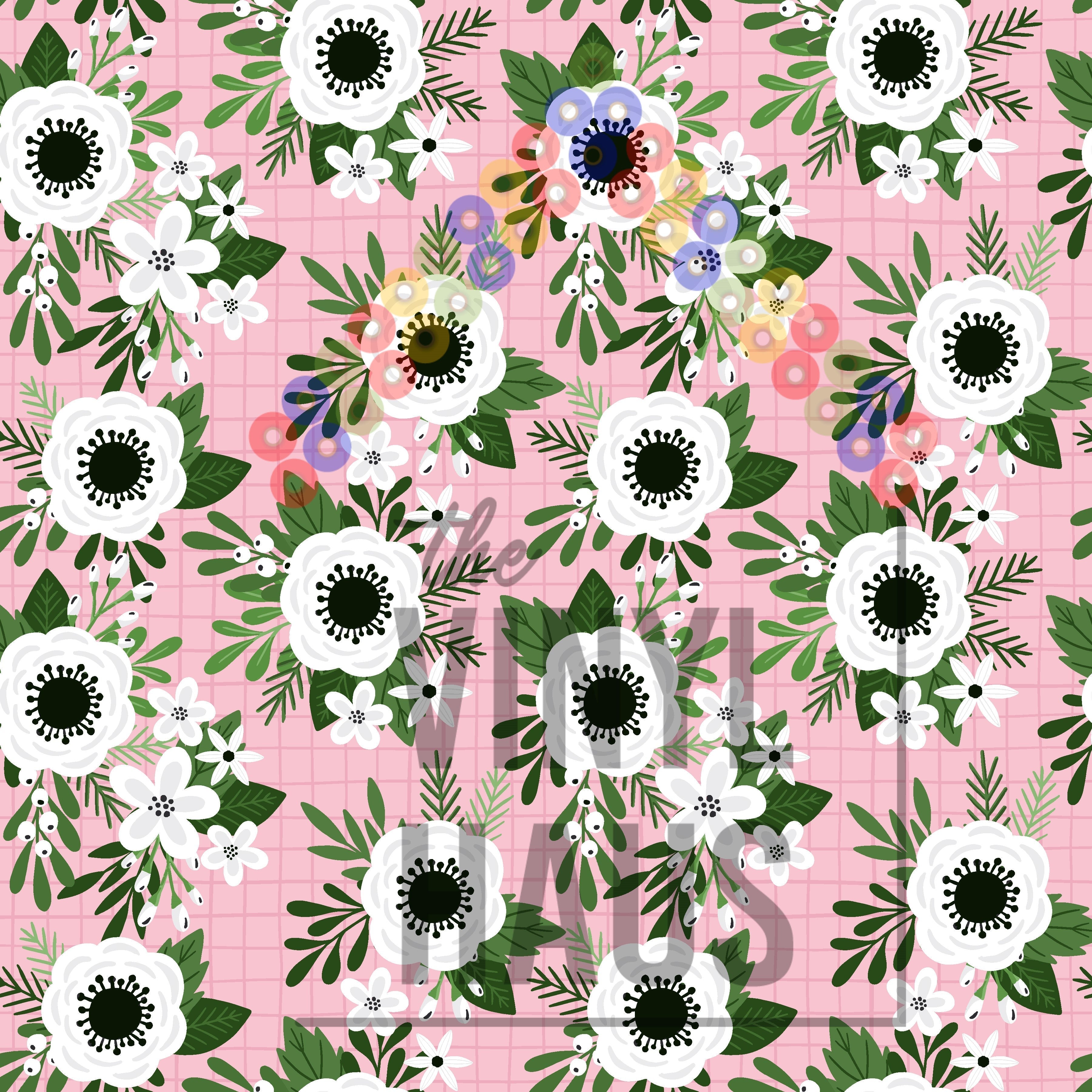 Floral Pattern Vinyl 12" x 12" - The Vinyl Haus