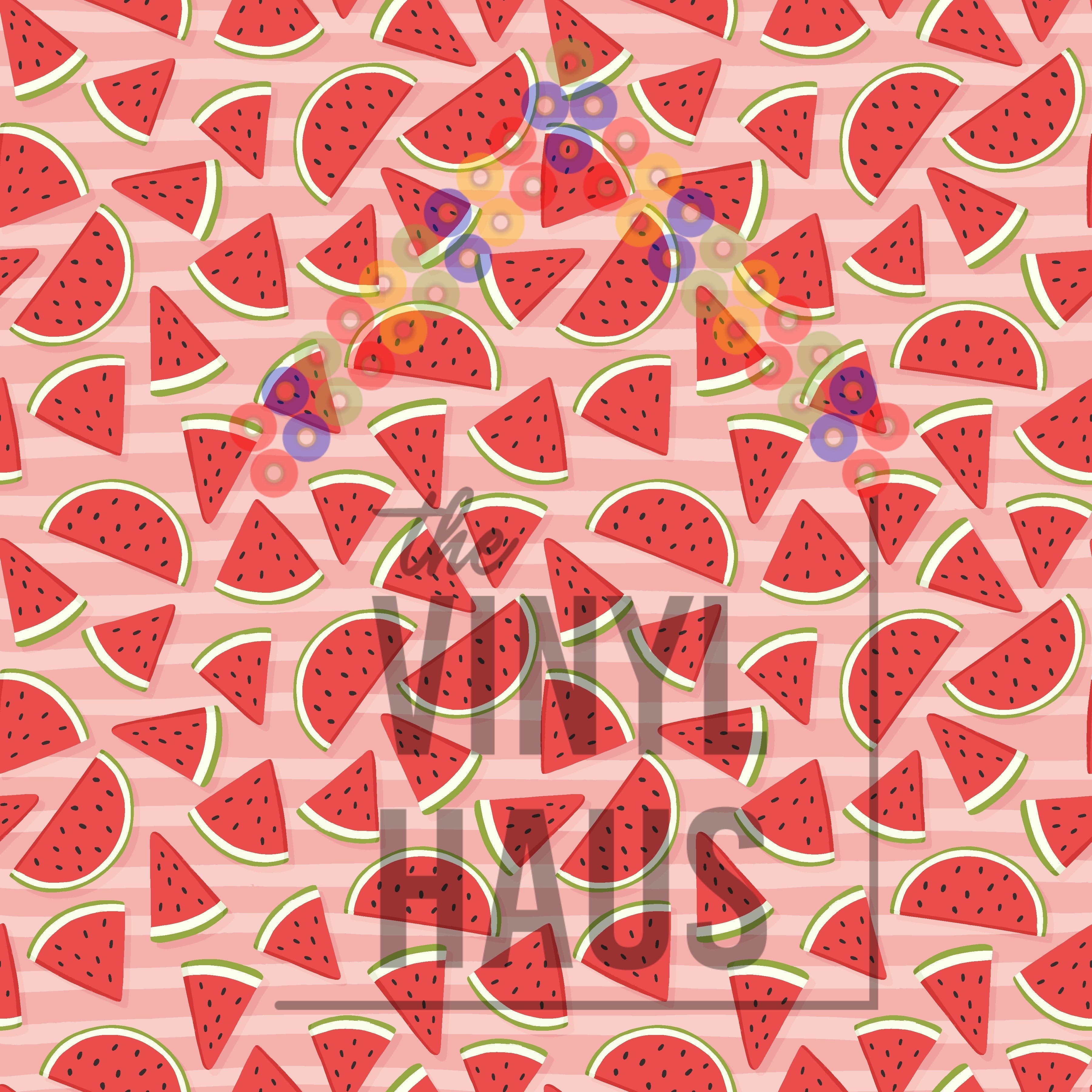 Watermelon Pattern Vinyl 12" x 12" - The Vinyl Haus Main image