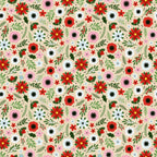 Christmas Floral Pattern Vinyl 12" x 12" - Heat Transfer Haus