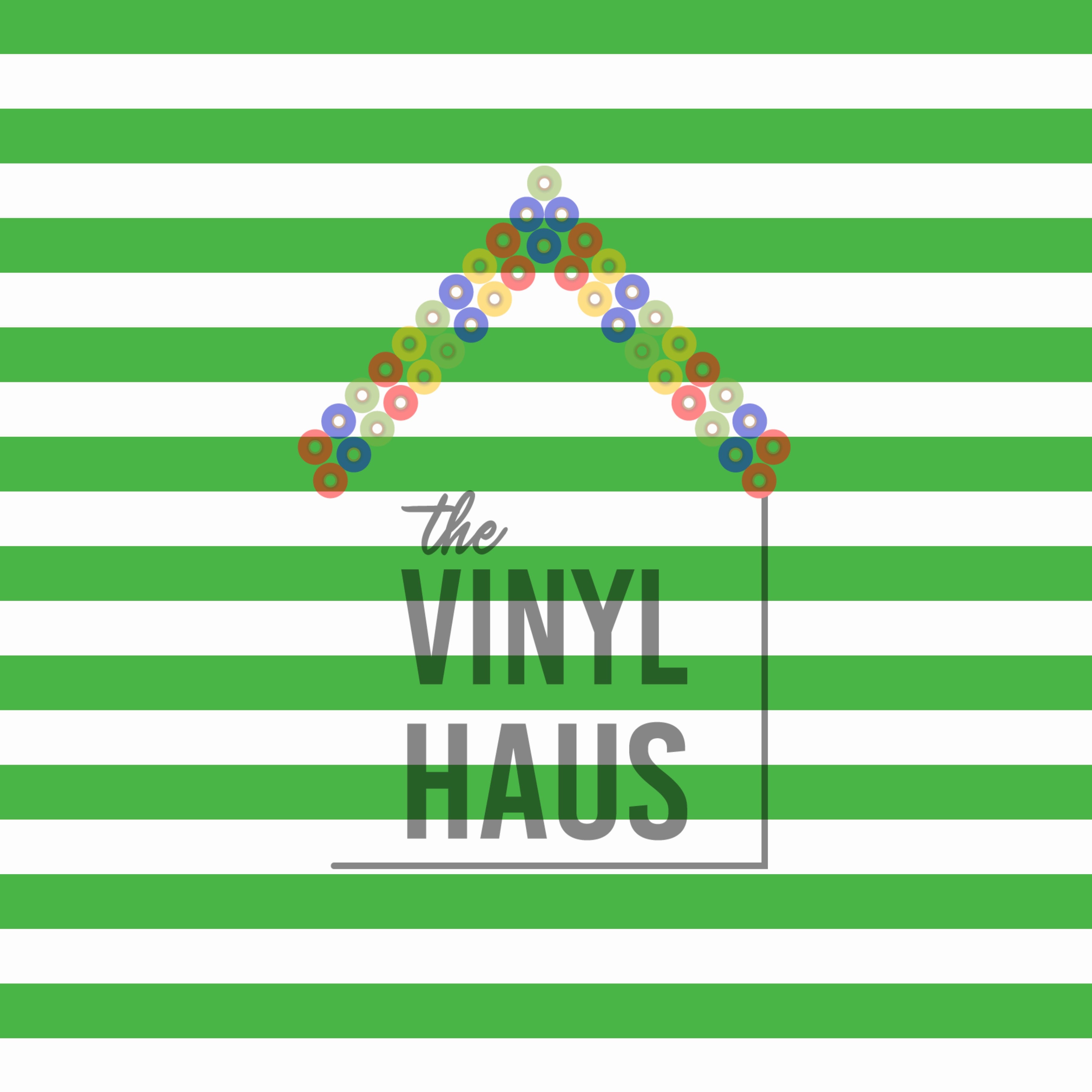 Green and White Stripe Pattern Vinyl 12" x 12" - The Vinyl Haus Main image