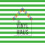 Green and White Stripe Pattern Vinyl 12" x 12" - The Vinyl Haus