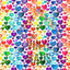 Rainbow Hearts Pattern Vinyl 12" x 12" - The Vinyl Haus