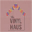 Red and White Buffalo Plaid Pattern Vinyl 12" x 12" - The Vinyl Haus