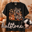 DTF PRINT - Raccoon with Turkey Leg Halftone