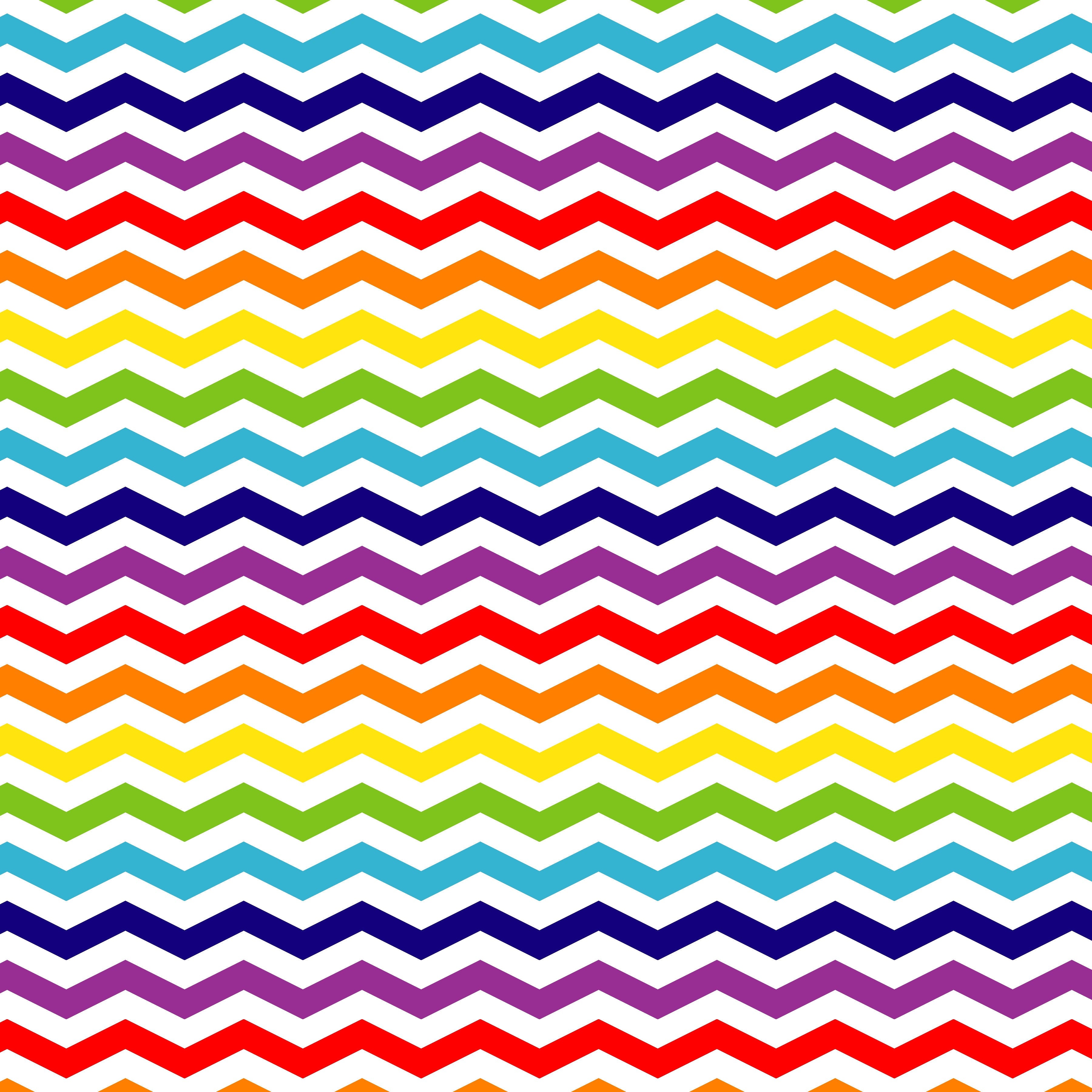 Rainbow Chevron Pattern Vinyl 12" x 12" - The Vinyl Haus