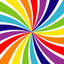 Rainbow Swirl Pattern Vinyl 12" x 12" - The Vinyl Haus