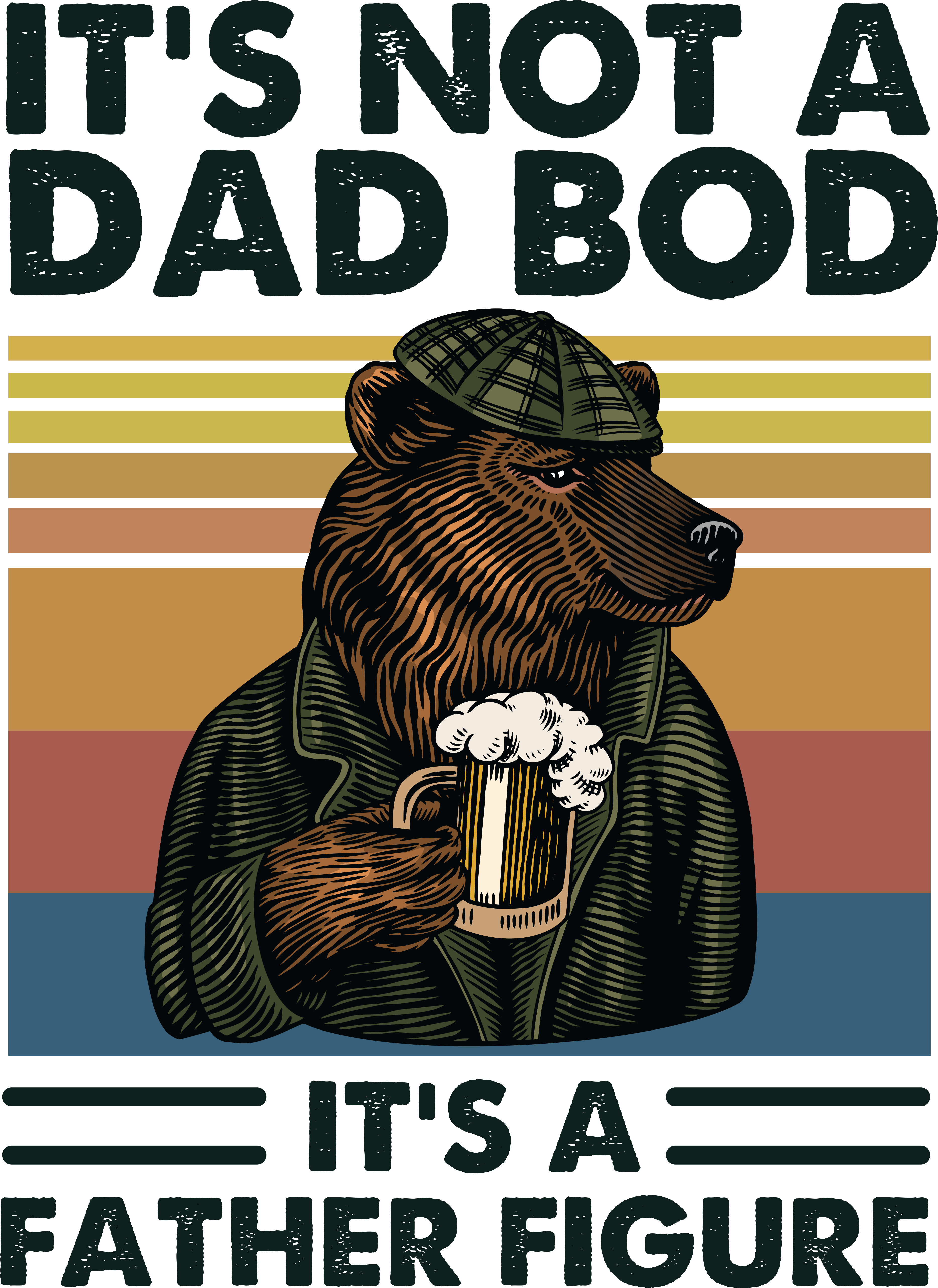 Sublimation Prints - Dad Bod - The Vinyl Haus