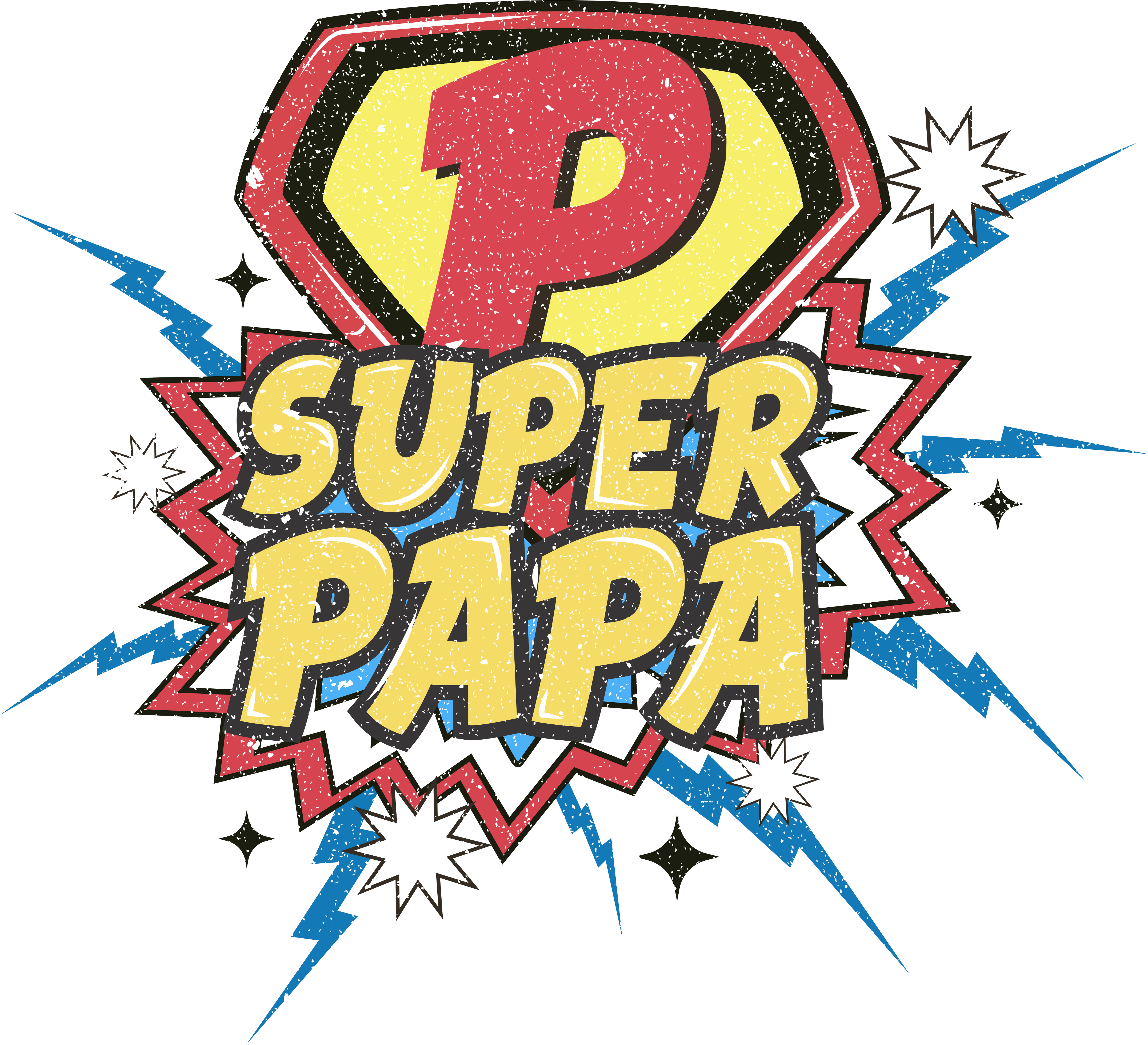Sublimation Prints - Super Papa - The Vinyl Haus Main image
