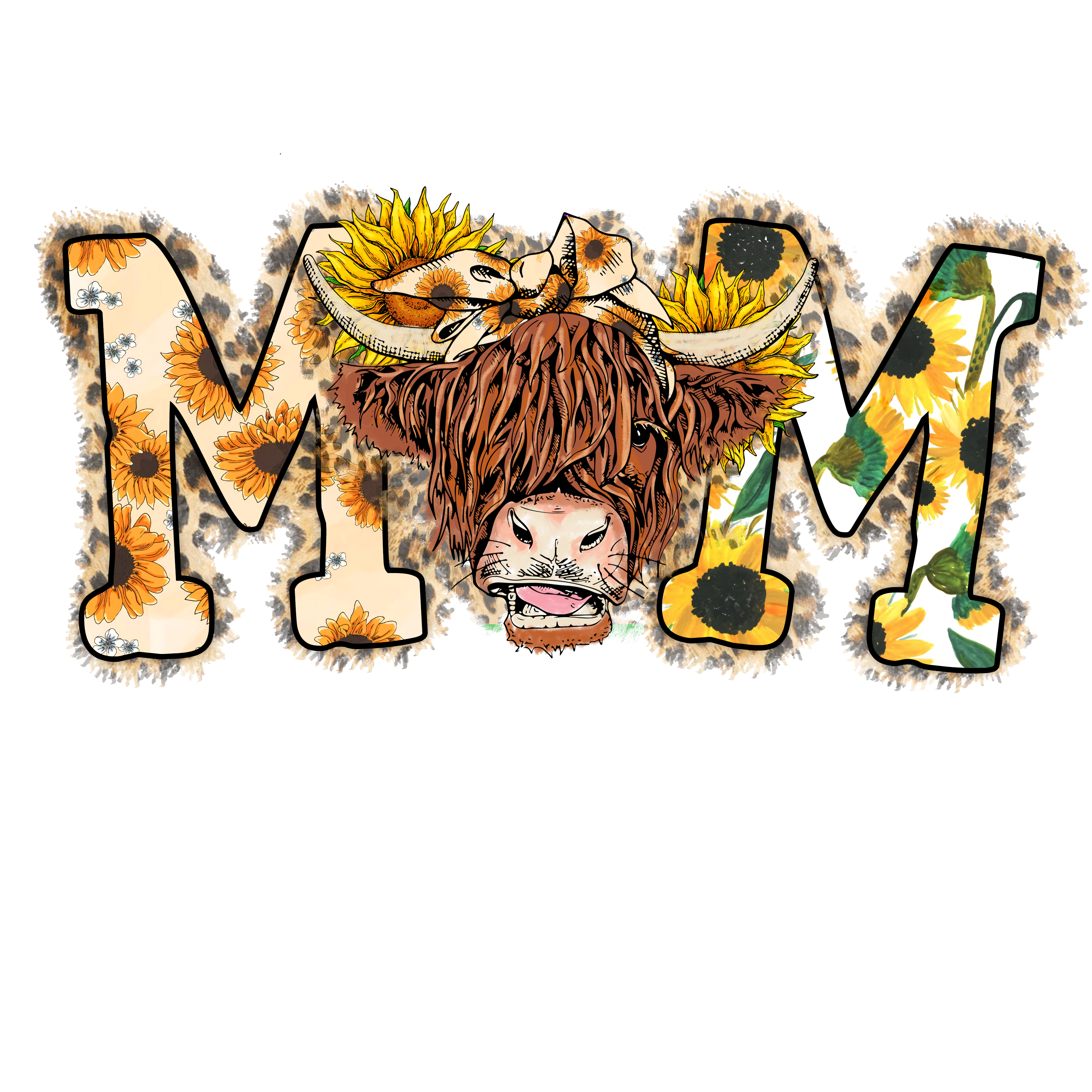 Sublimation Prints - Mom With Cow - The Vinyl Haus